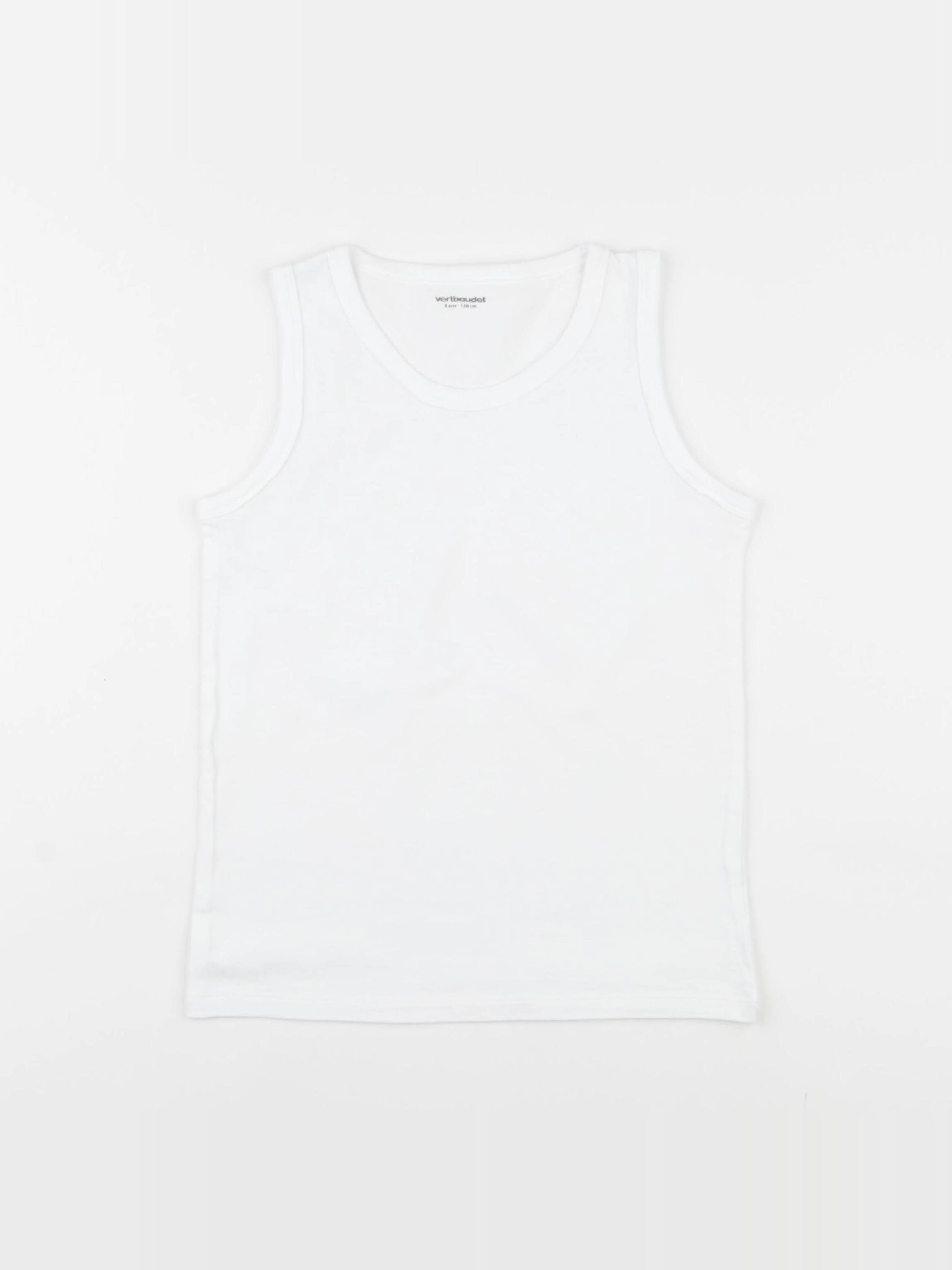 Vertbaudet - maillot de corps blanc - 8 ans