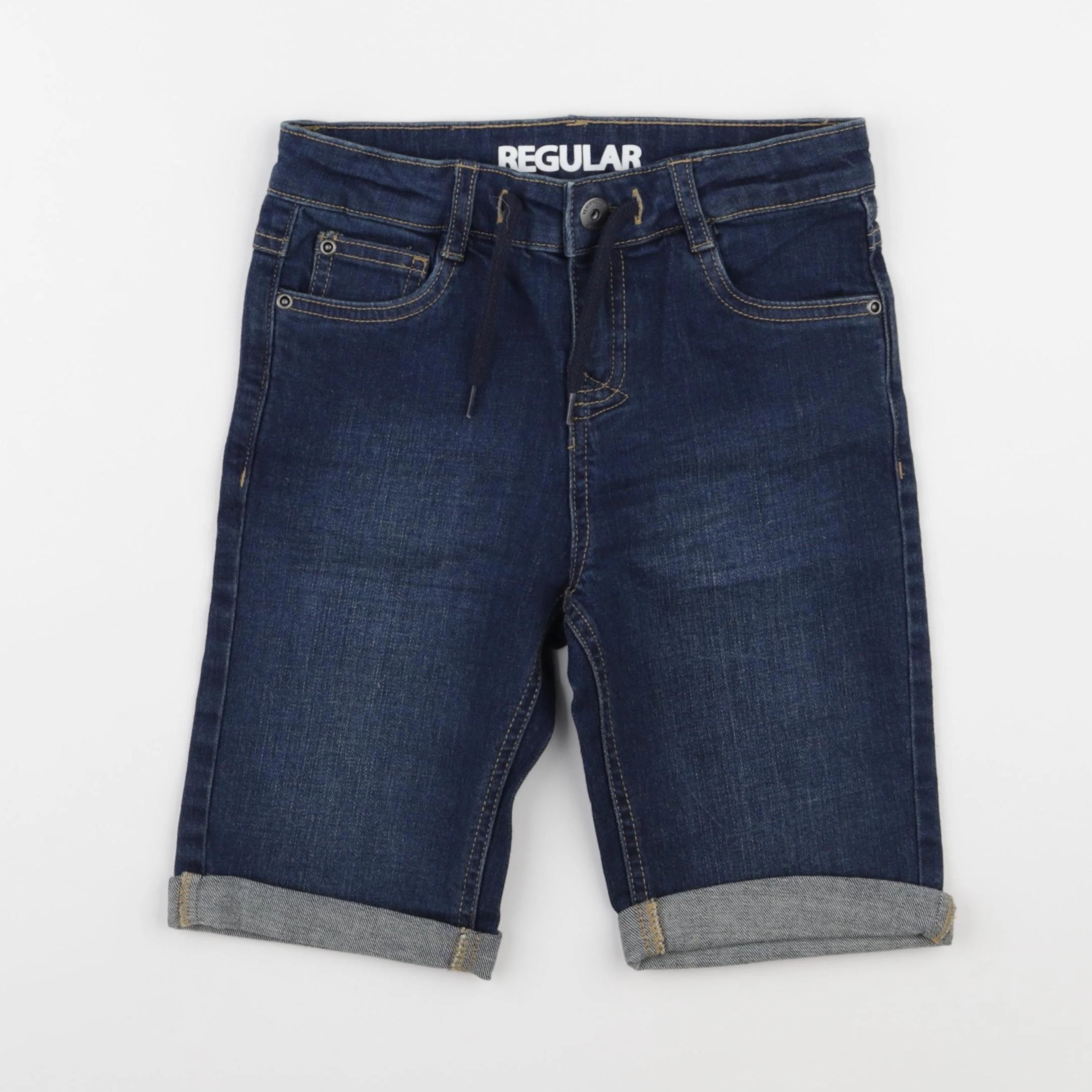 Vertbaudet - short bleu - 8 ans
