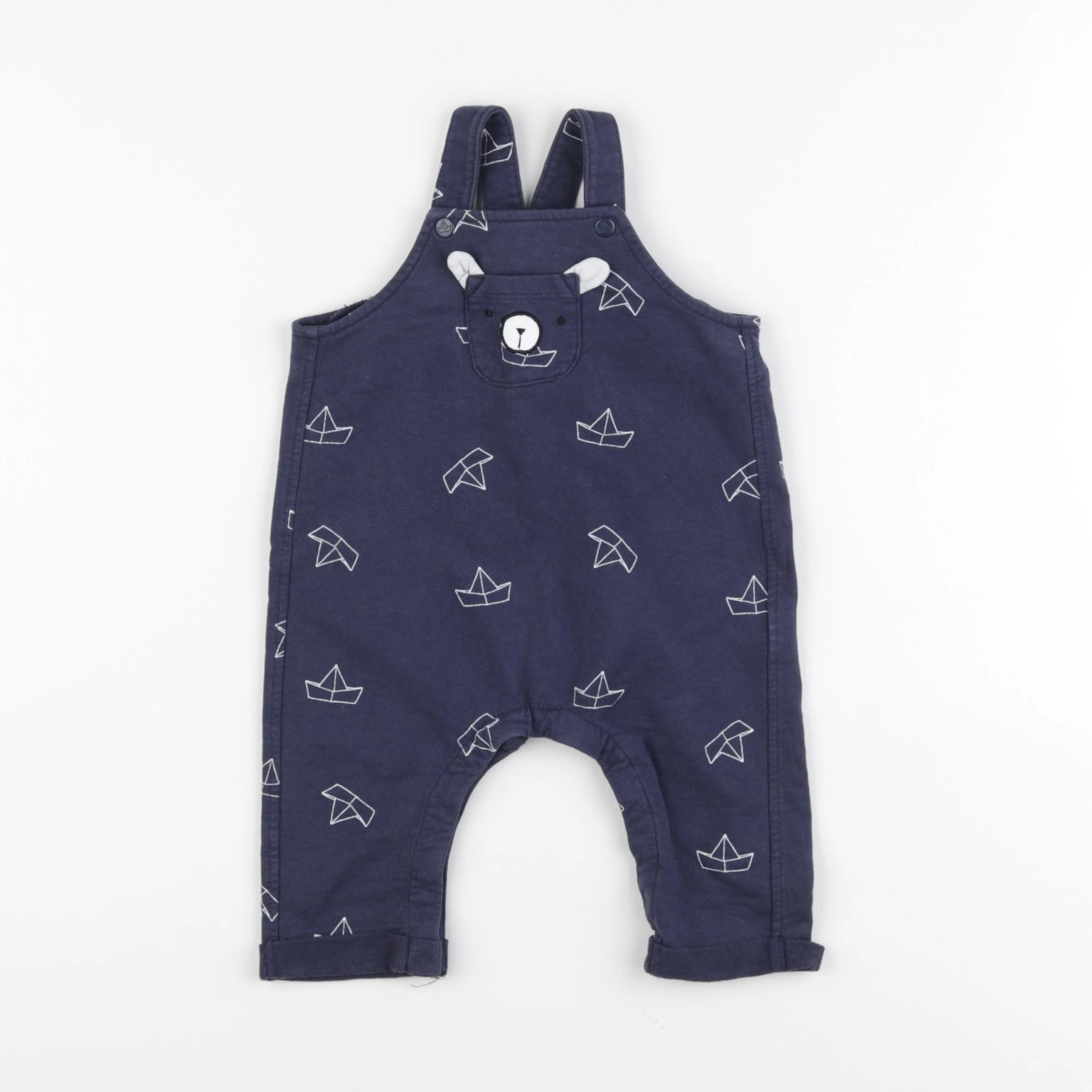 Vertbaudet - combinaison bleu - 6 mois