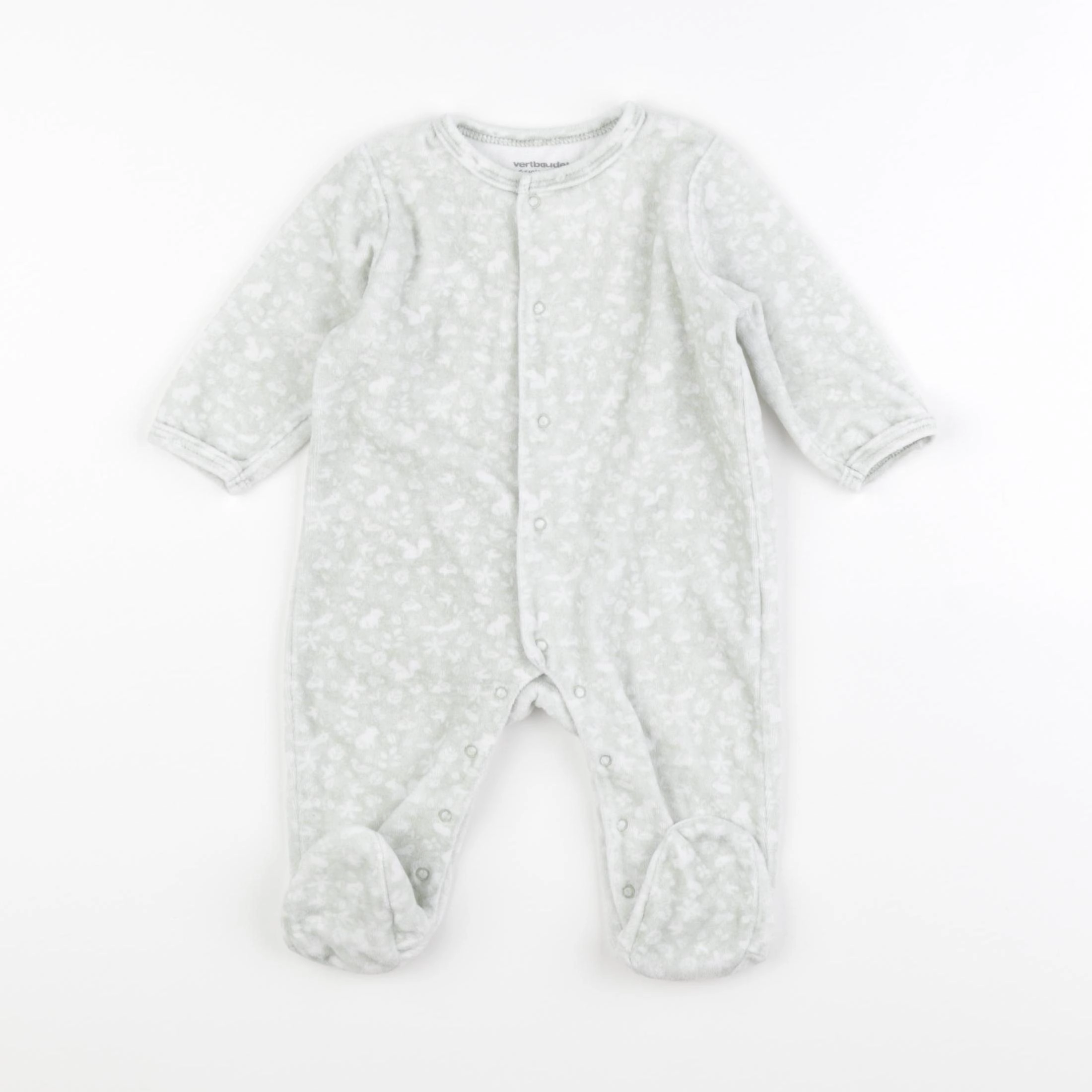 Vertbaudet - pyjama vert - 6 mois