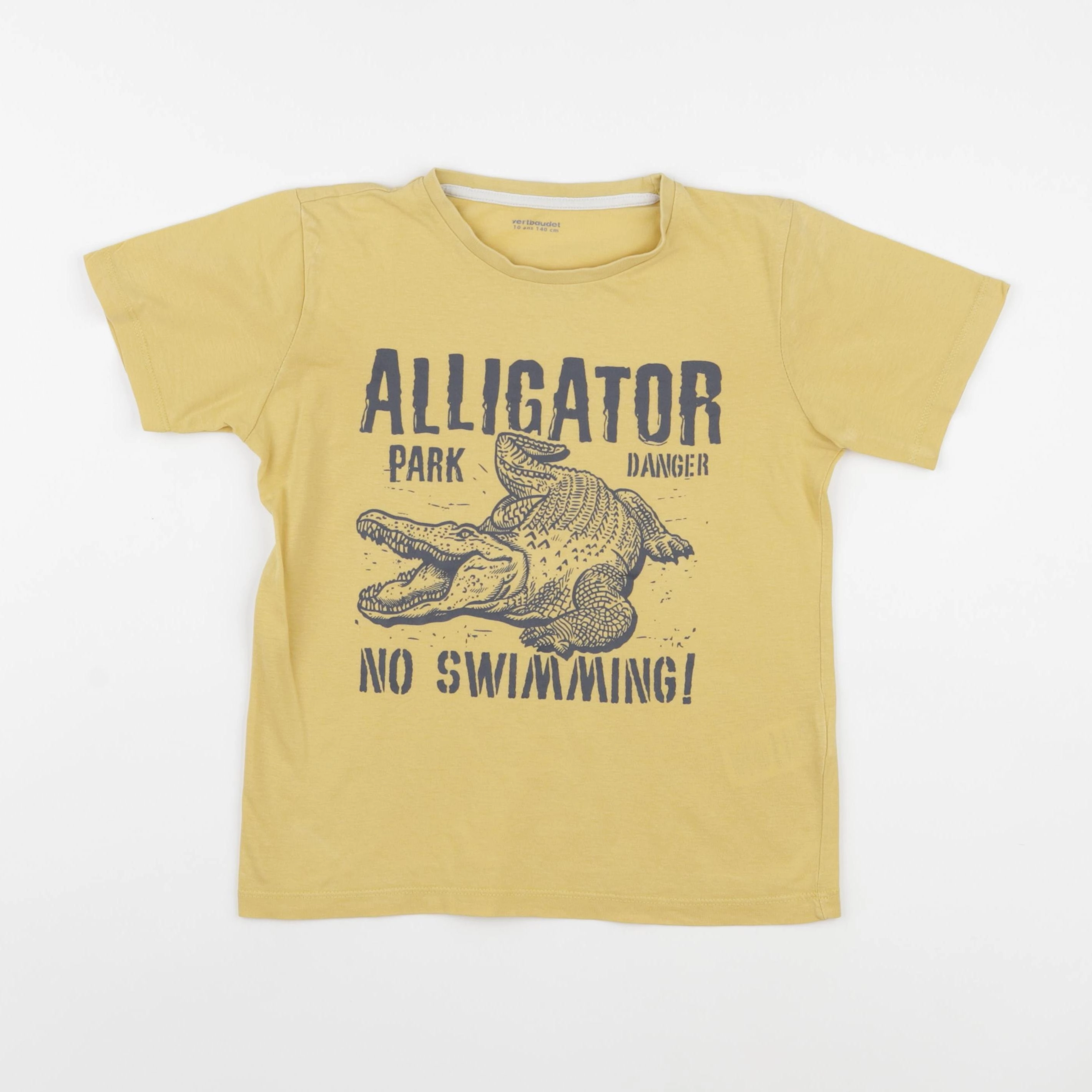 Vertbaudet - tee-shirt jaune - 10 ans