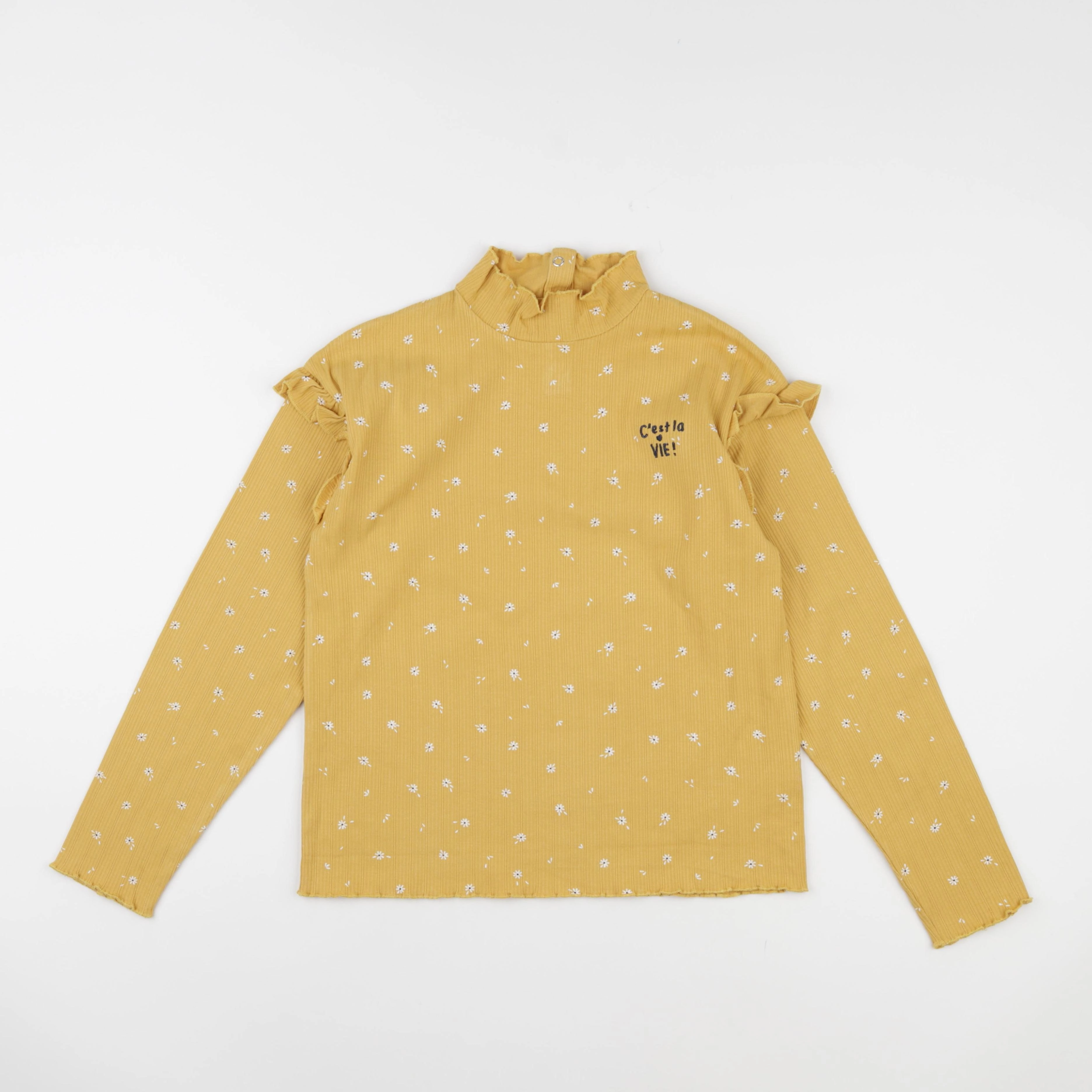 Vertbaudet - sous-pull jaune - 12 ans