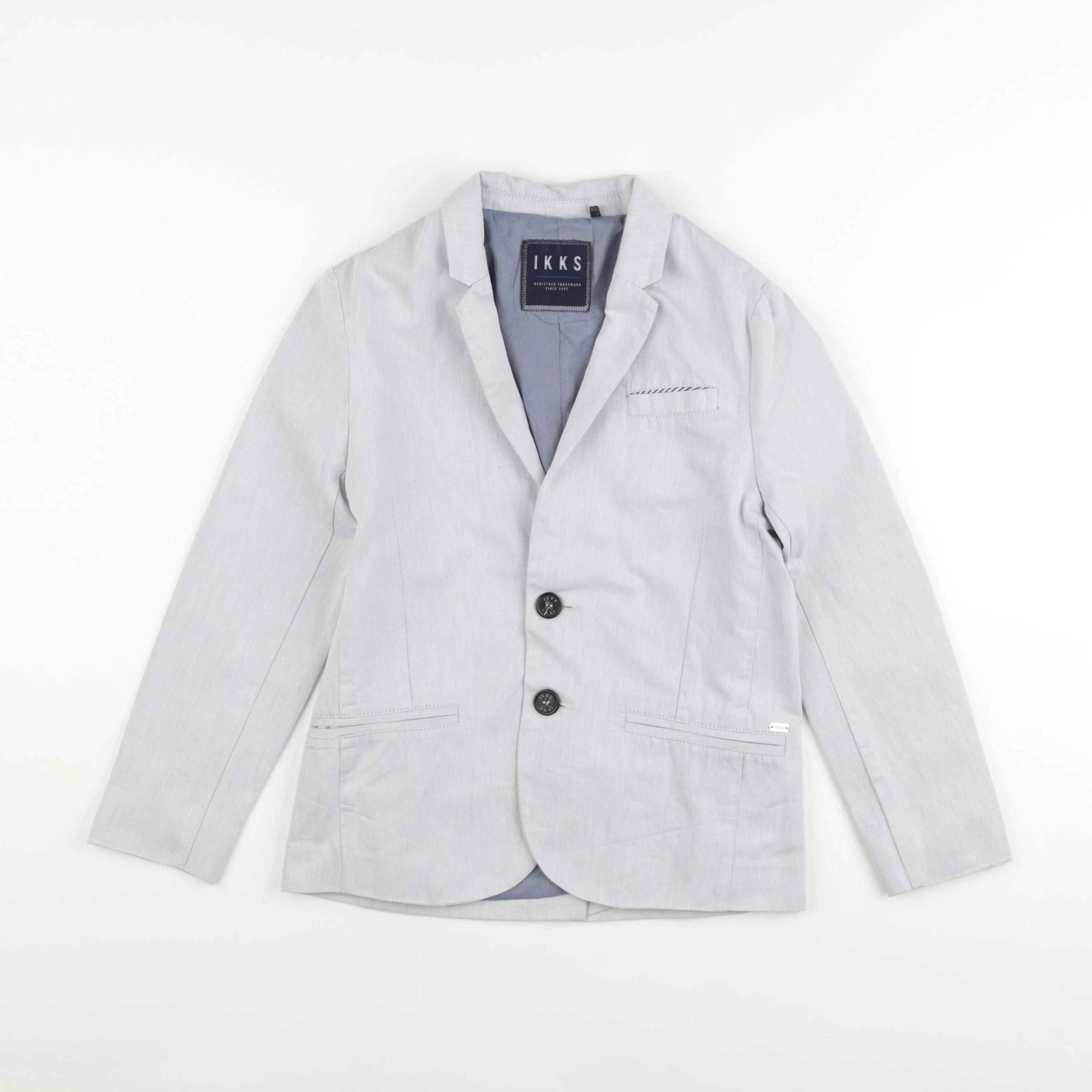 IKKS - veste gris - 10 ans