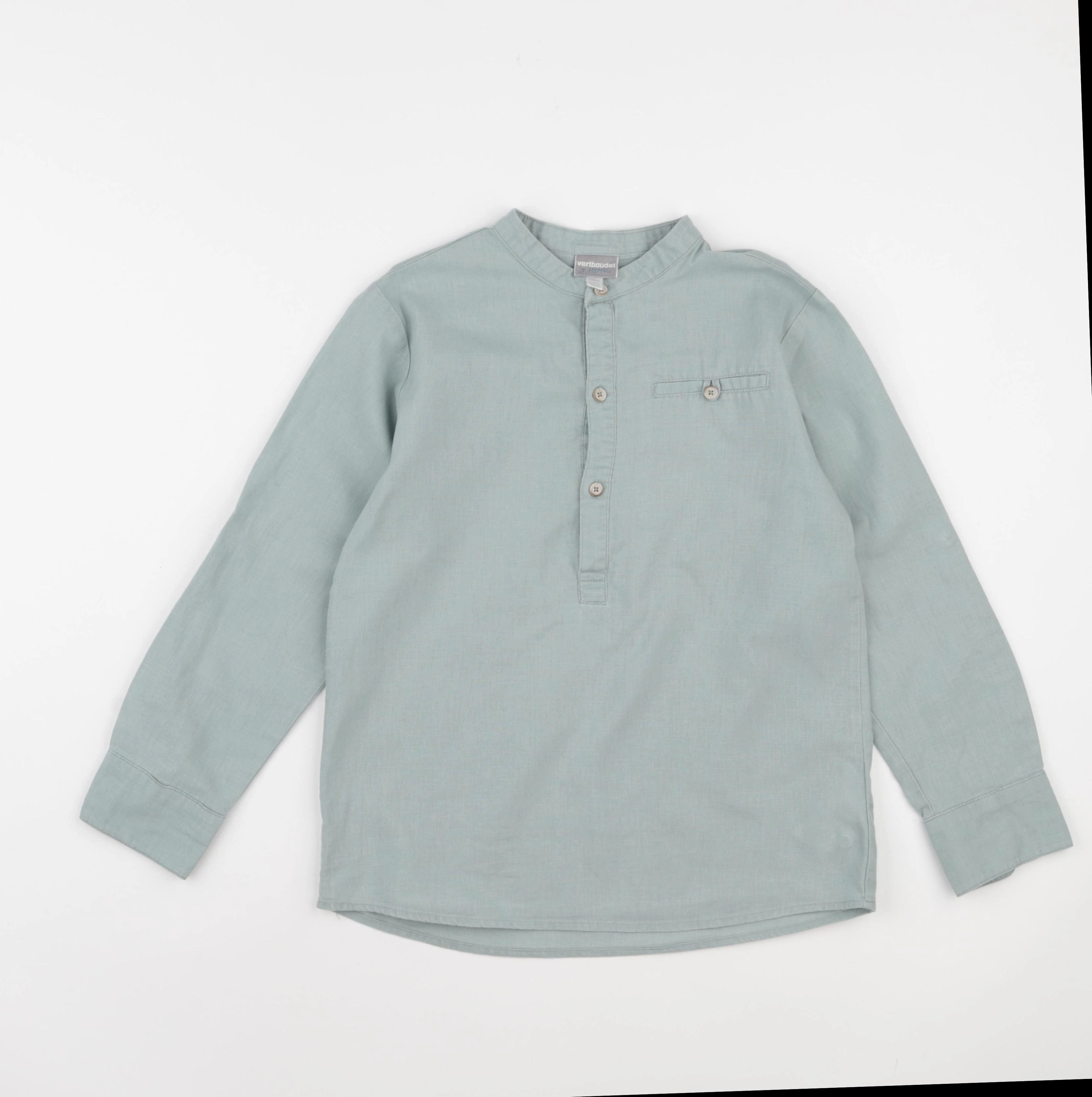 Vertbaudet - chemise vert - 10 ans