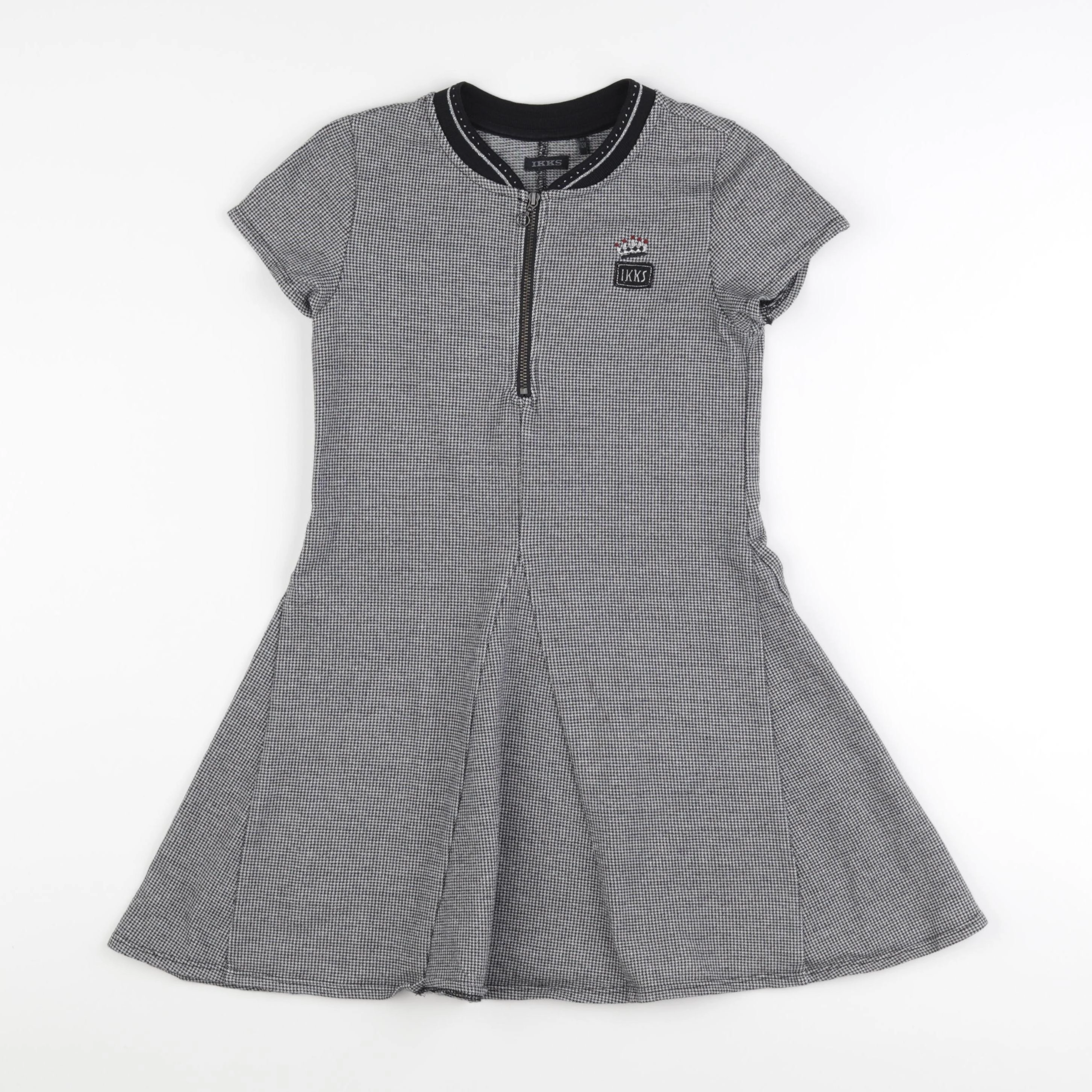 IKKS - robe noir, blanc - 8 ans
