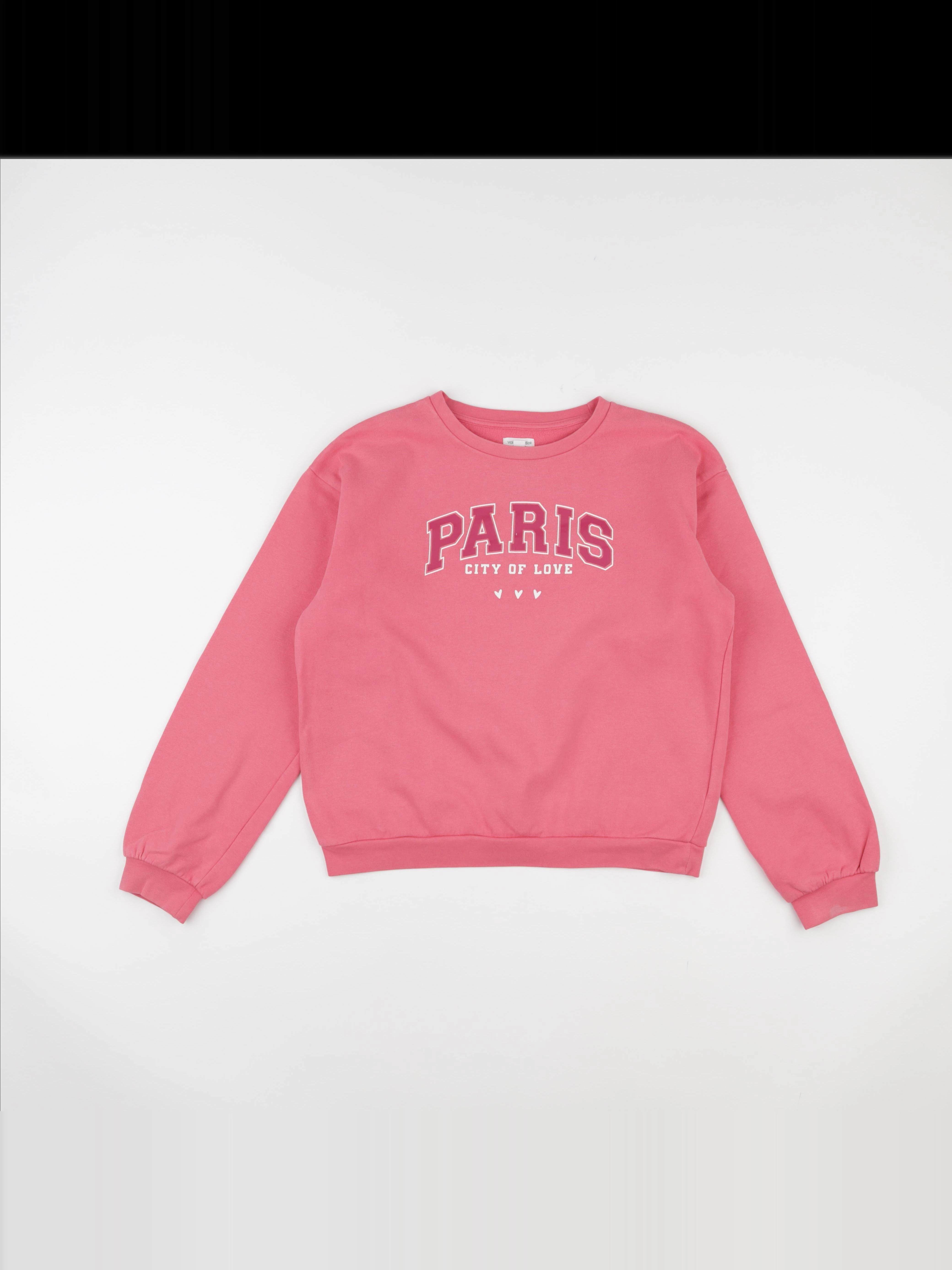 Vertbaudet - sweat rose - 14 ans
