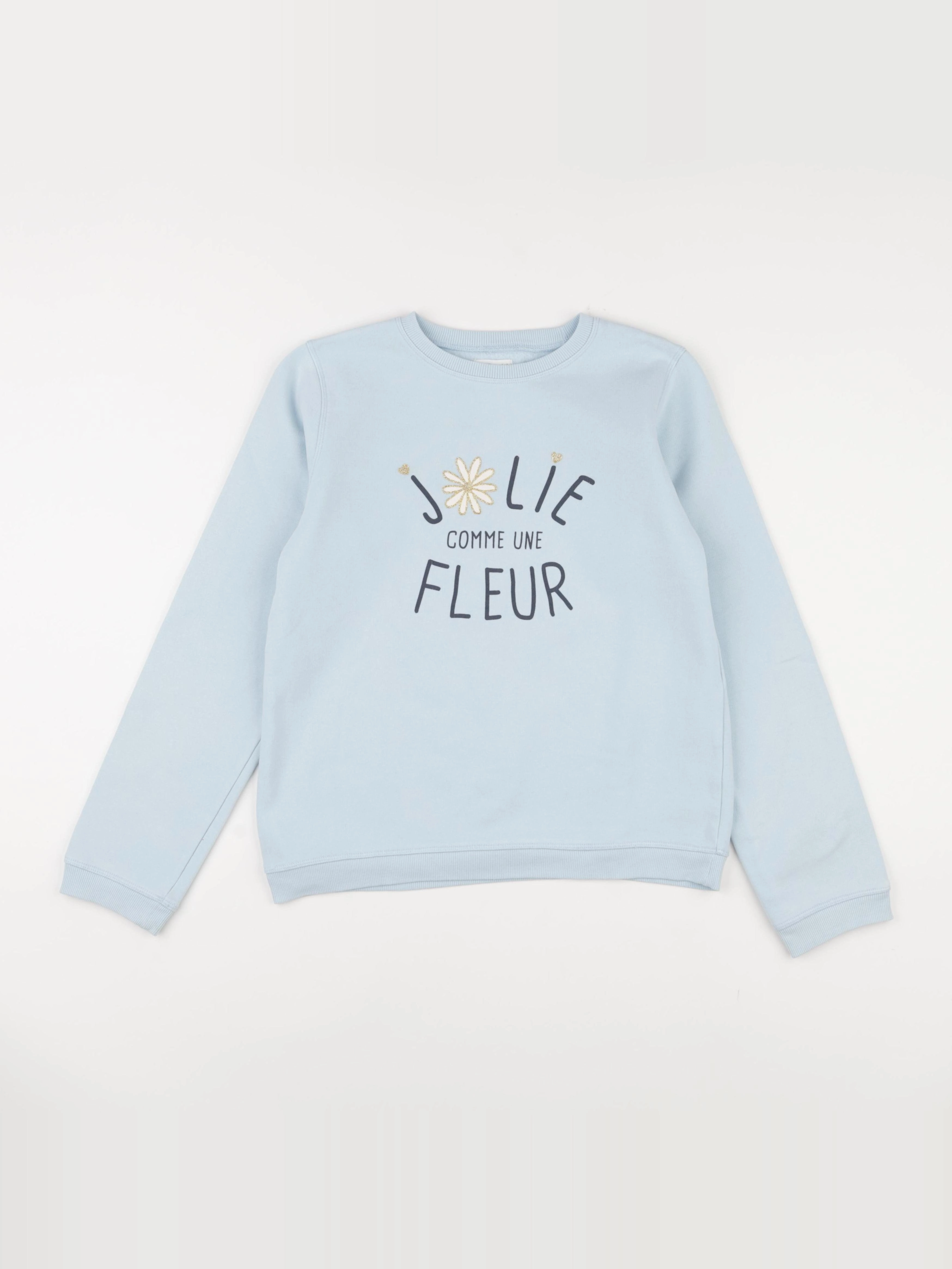 Vertbaudet - sweat bleu - 12 ans