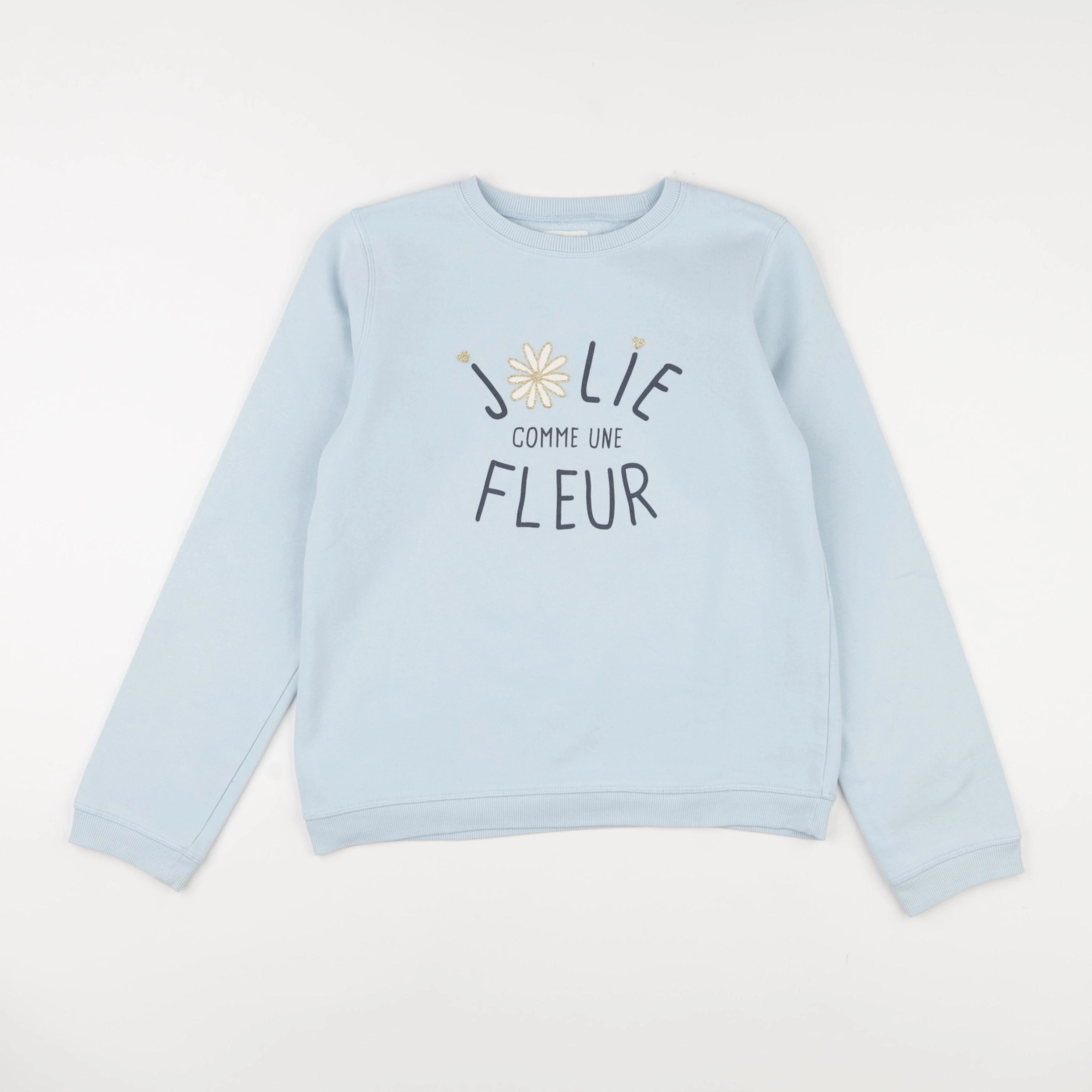 Vertbaudet - sweat bleu - 12 ans