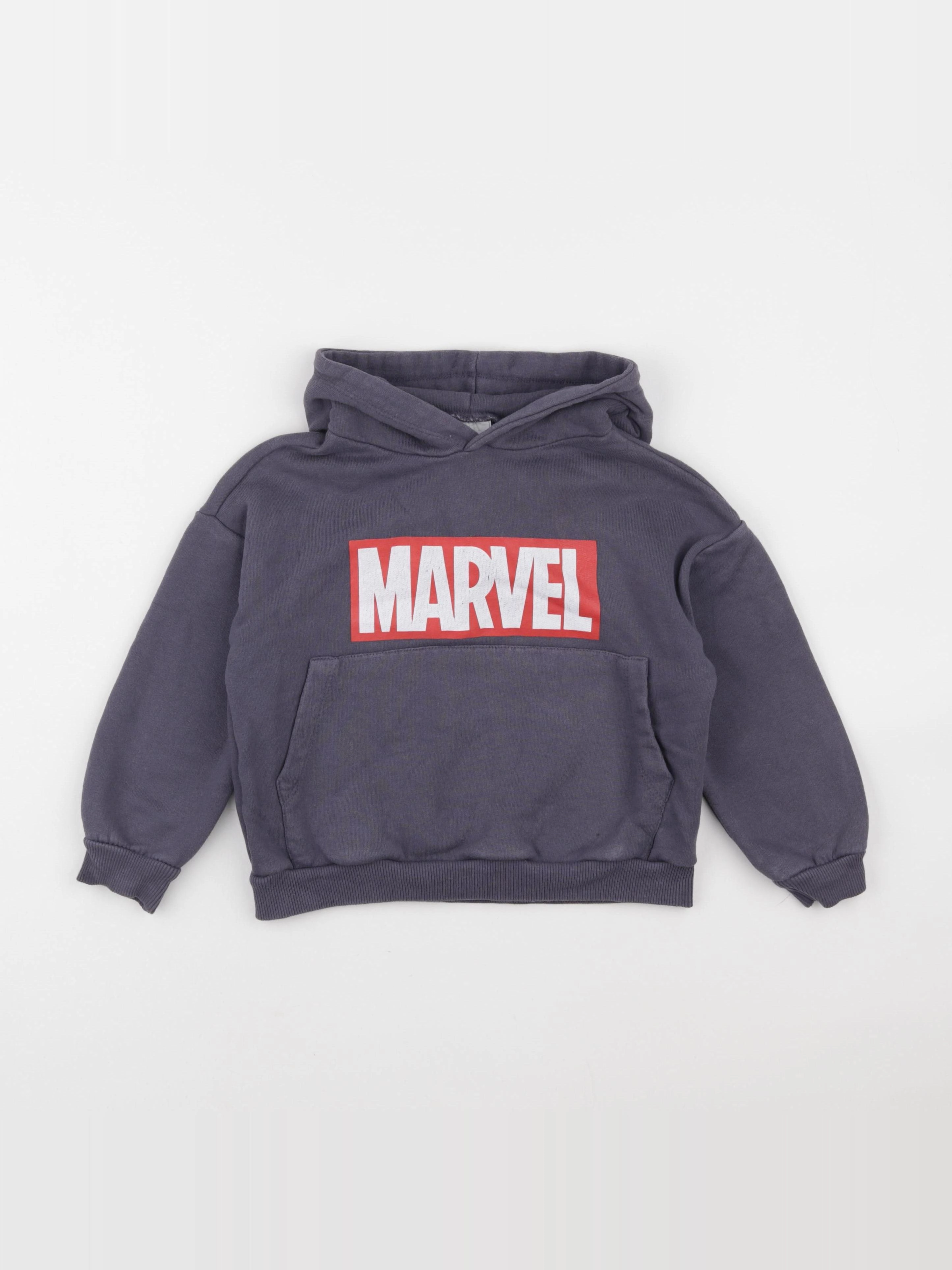 Zara - sweat imprimé au dos bleu - 4/5 ans