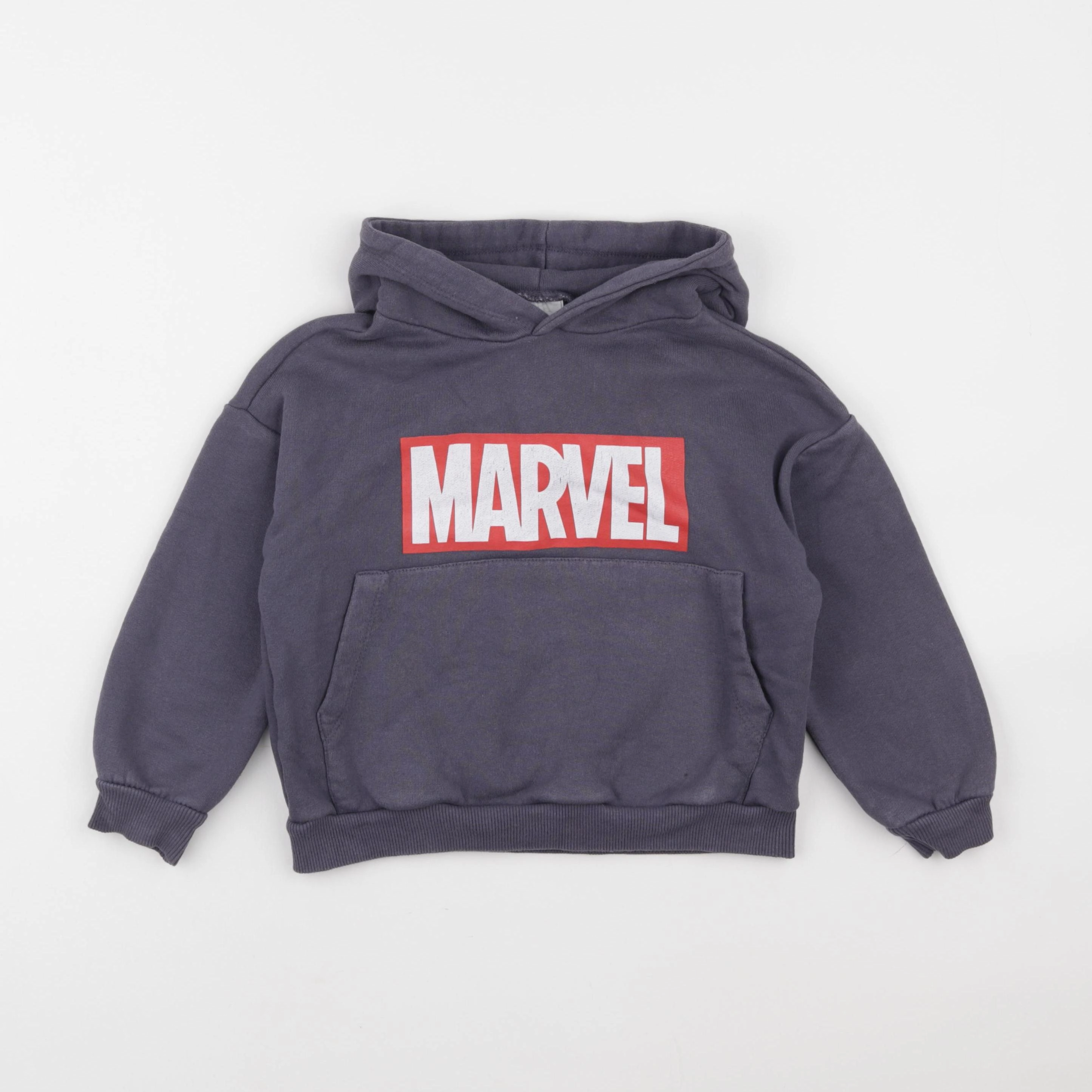 Zara - sweat imprimé au dos bleu - 4/5 ans