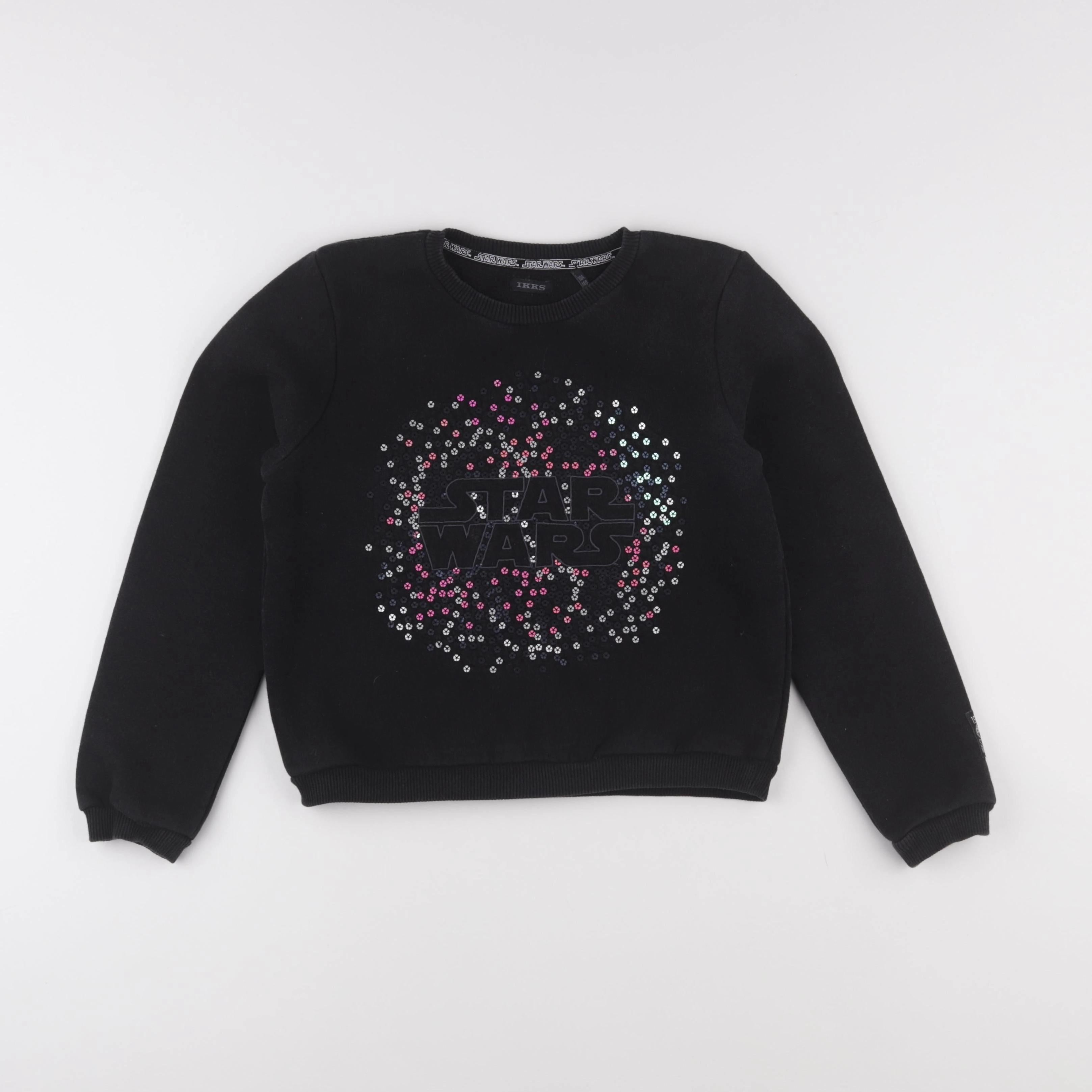 IKKS - sweat noir - 10 ans