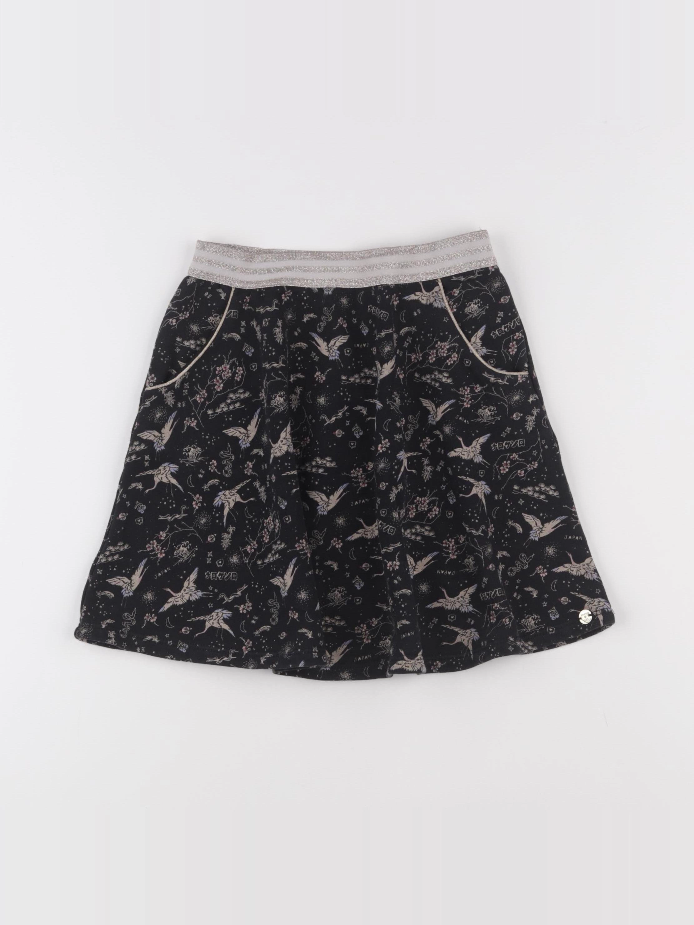 IKKS - jupe noir - 8 ans