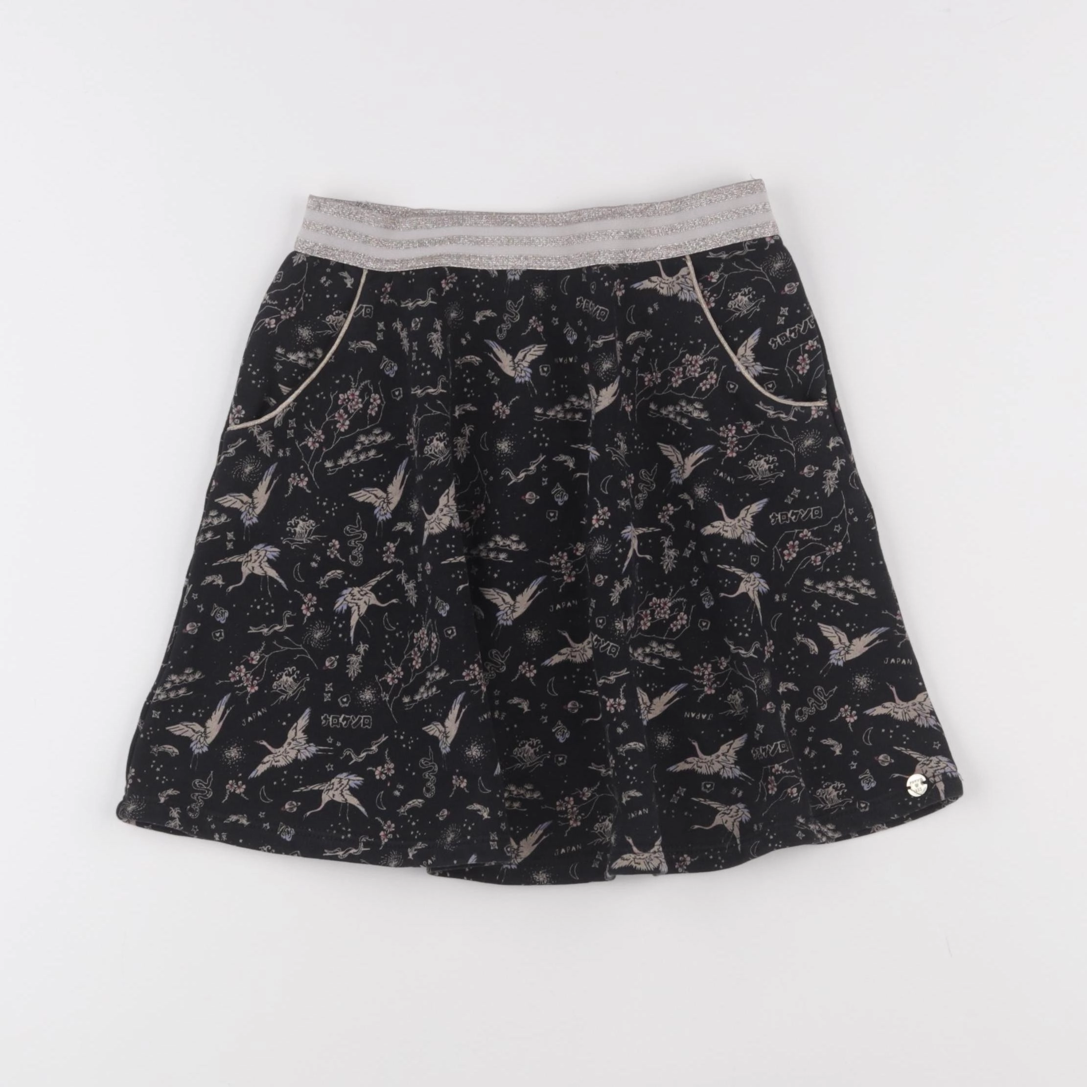 IKKS - jupe noir - 8 ans
