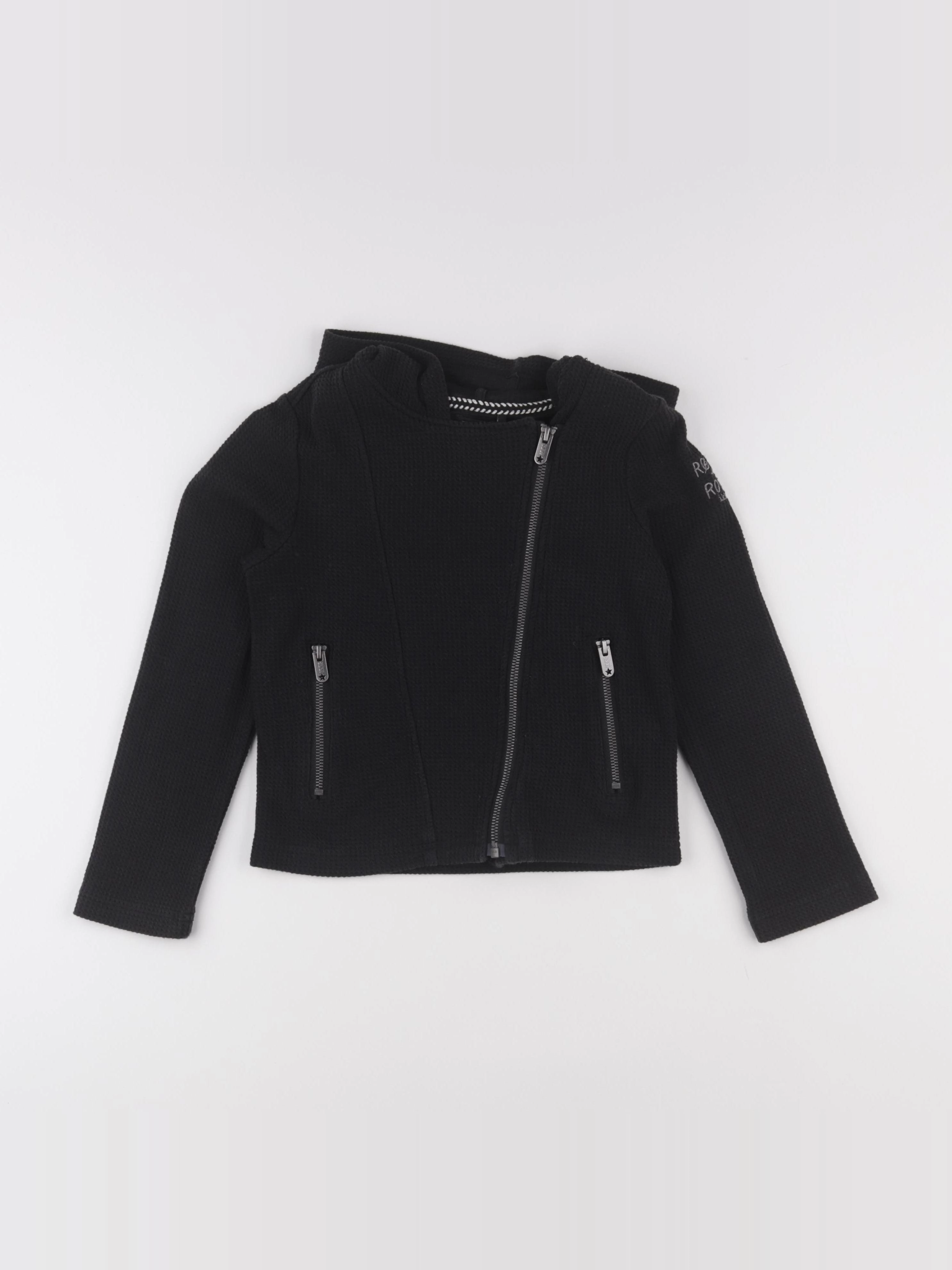 IKKS - sweat noir - 8 ans