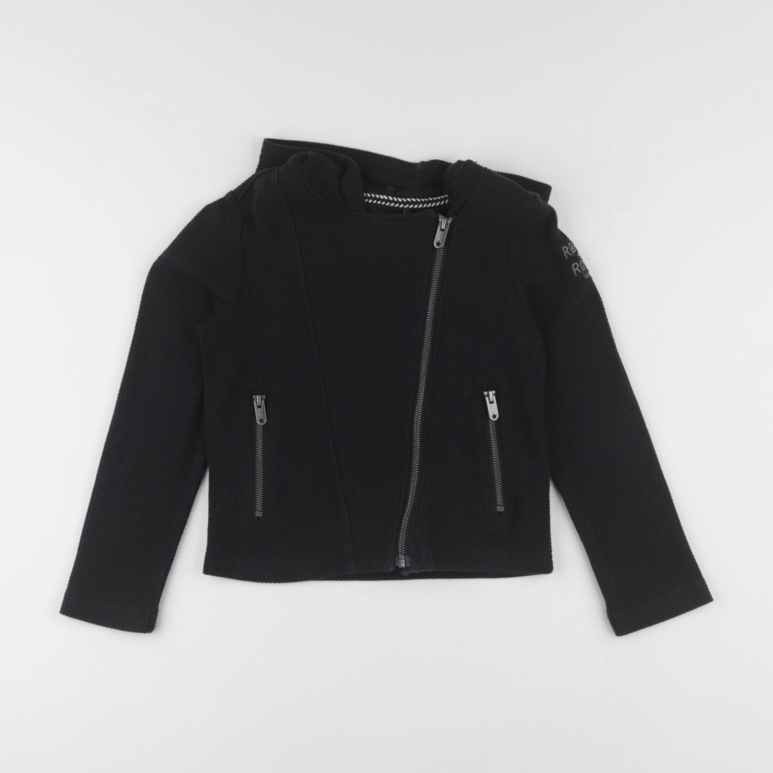 IKKS - sweat noir - 8 ans