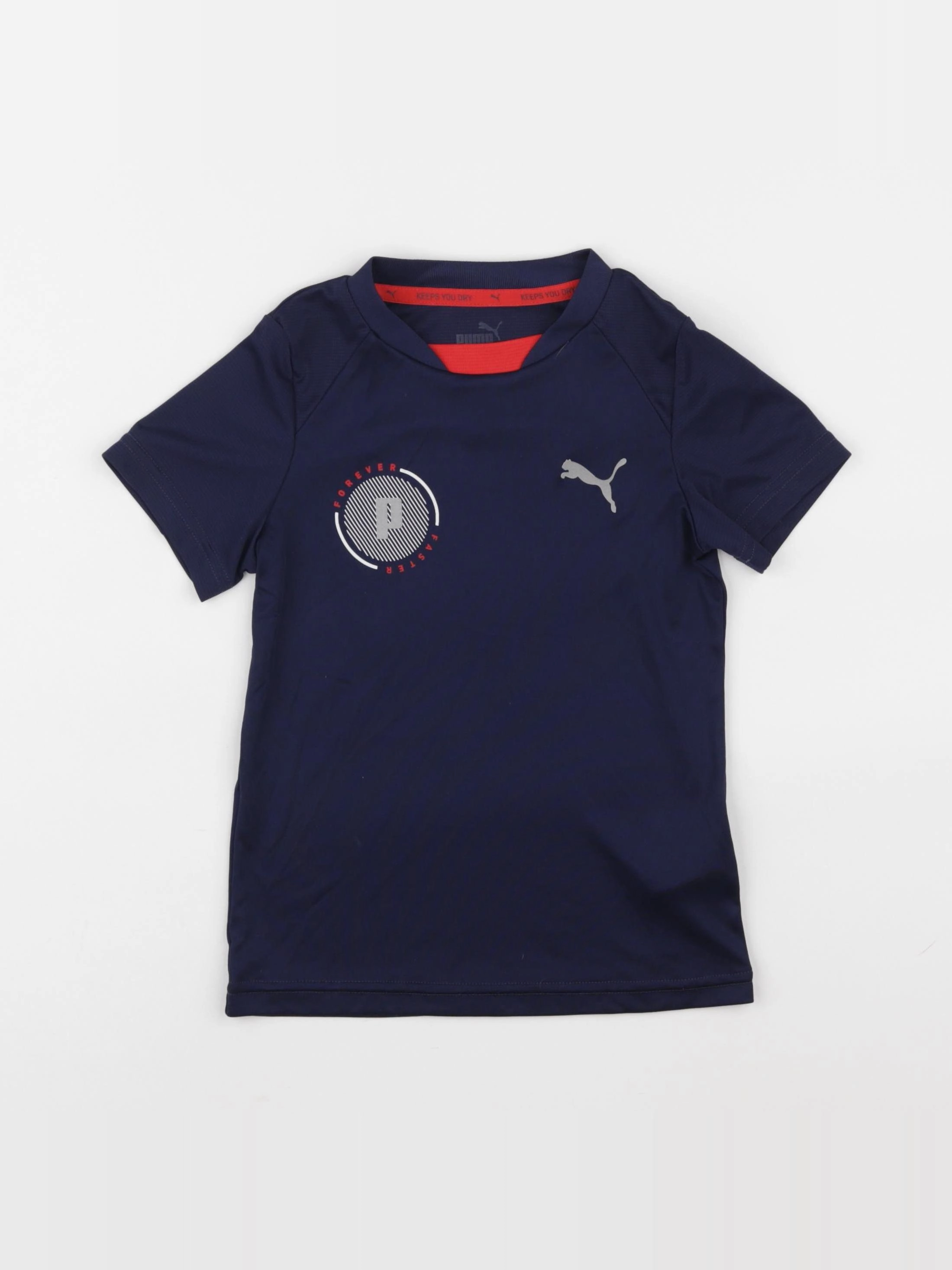 Puma - tee-shirt bleu - 4/5 ans