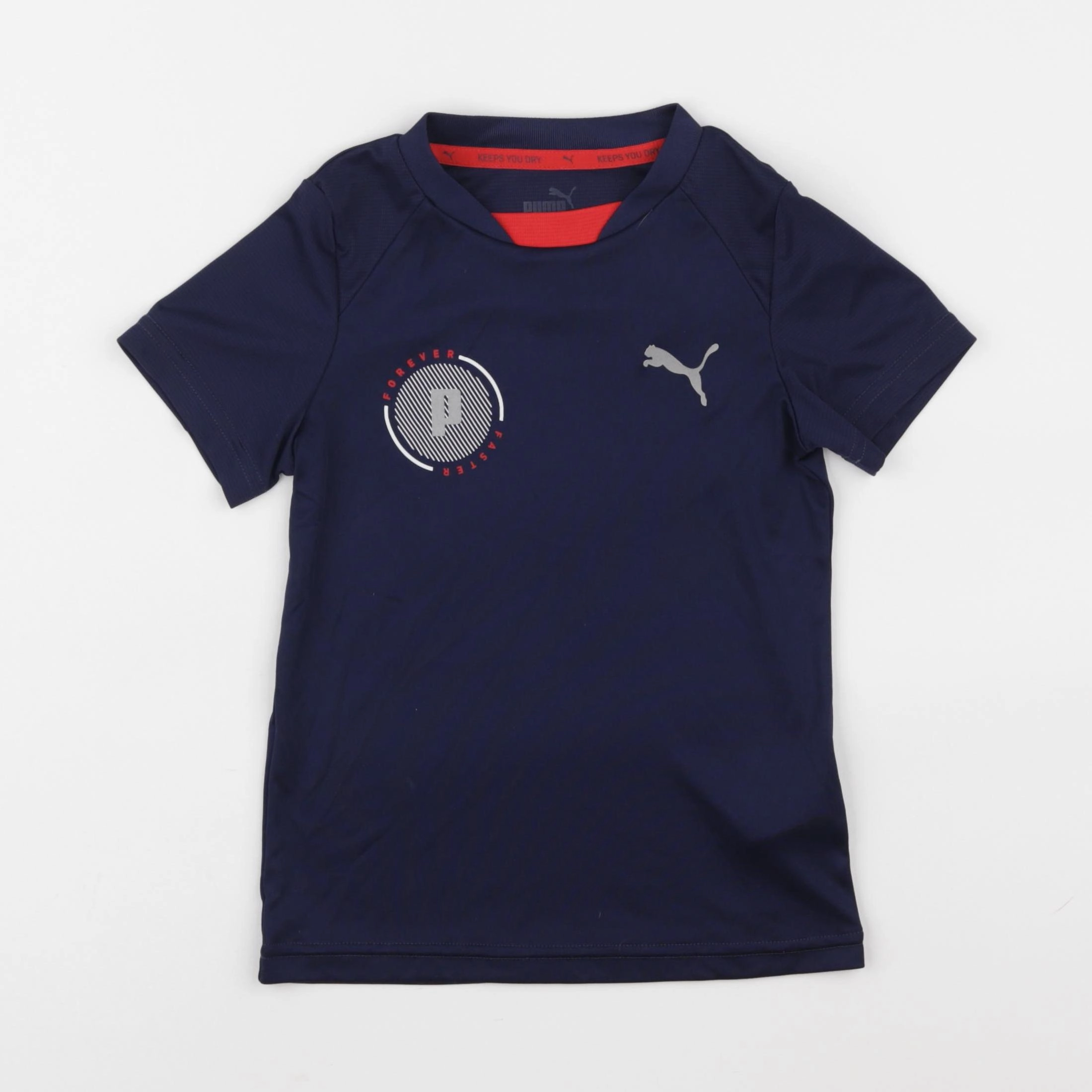 Puma - tee-shirt bleu - 4/5 ans