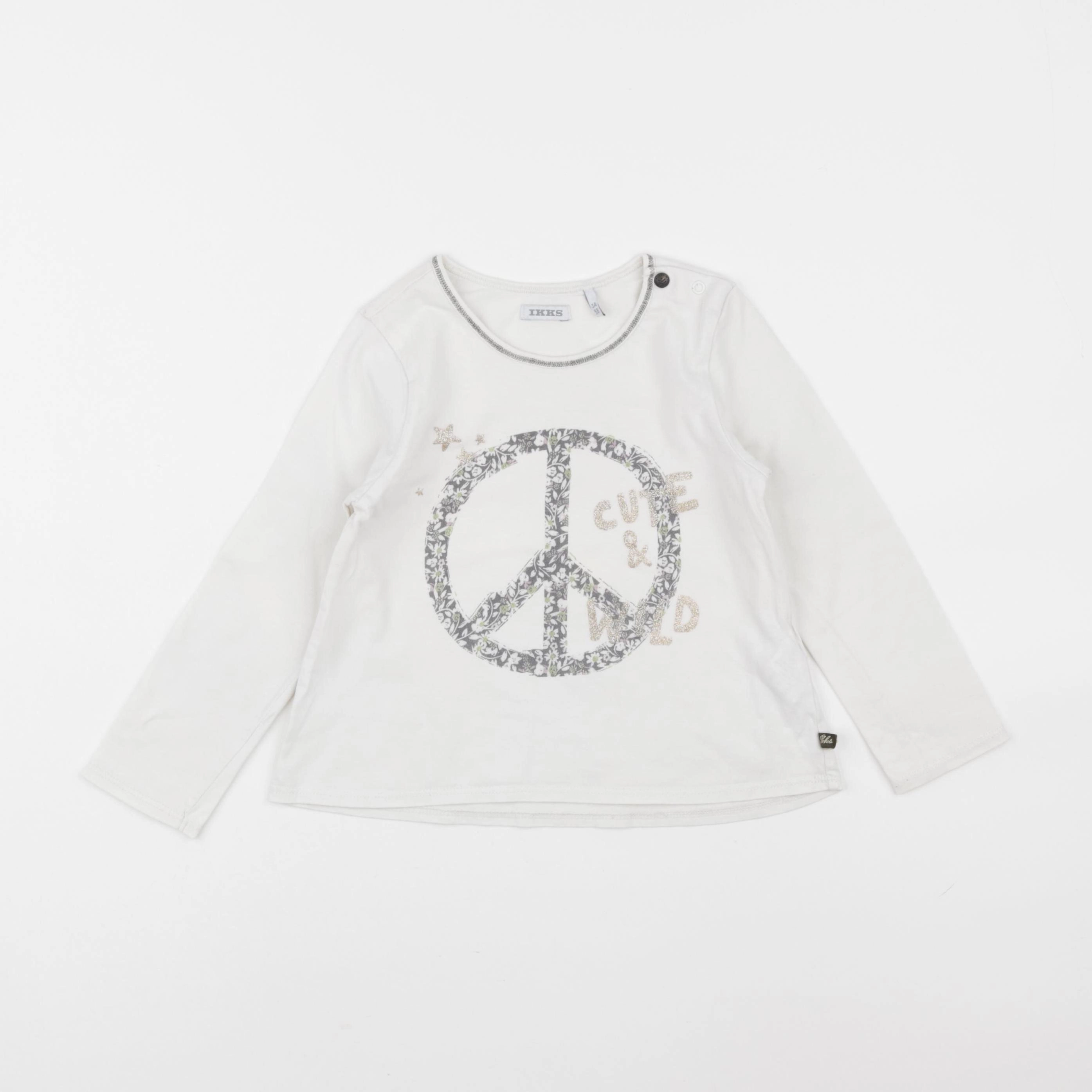 IKKS - tee-shirt beige - 3 ans