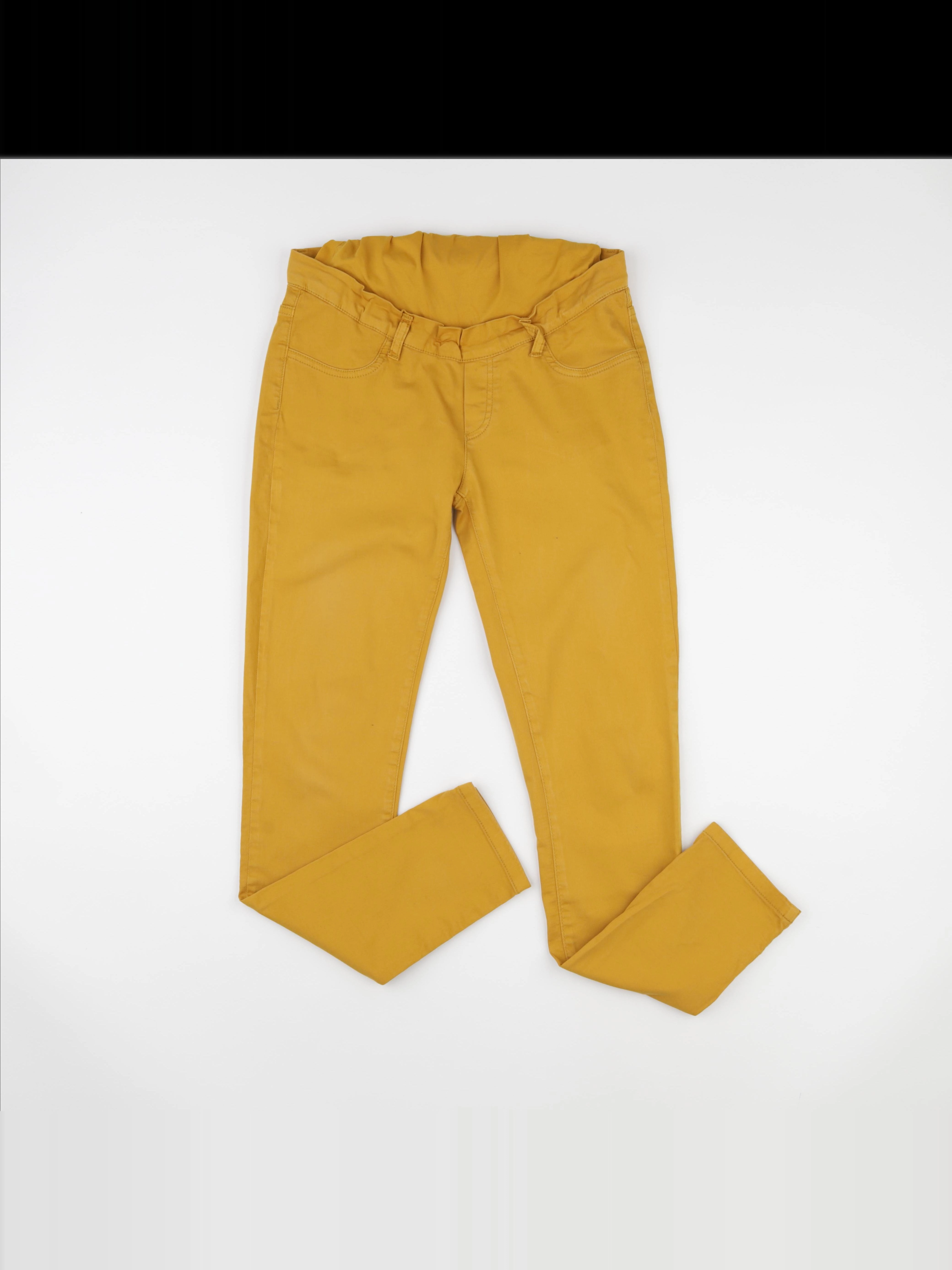 Envie de fraise - pantalon grossesse jaune - 40