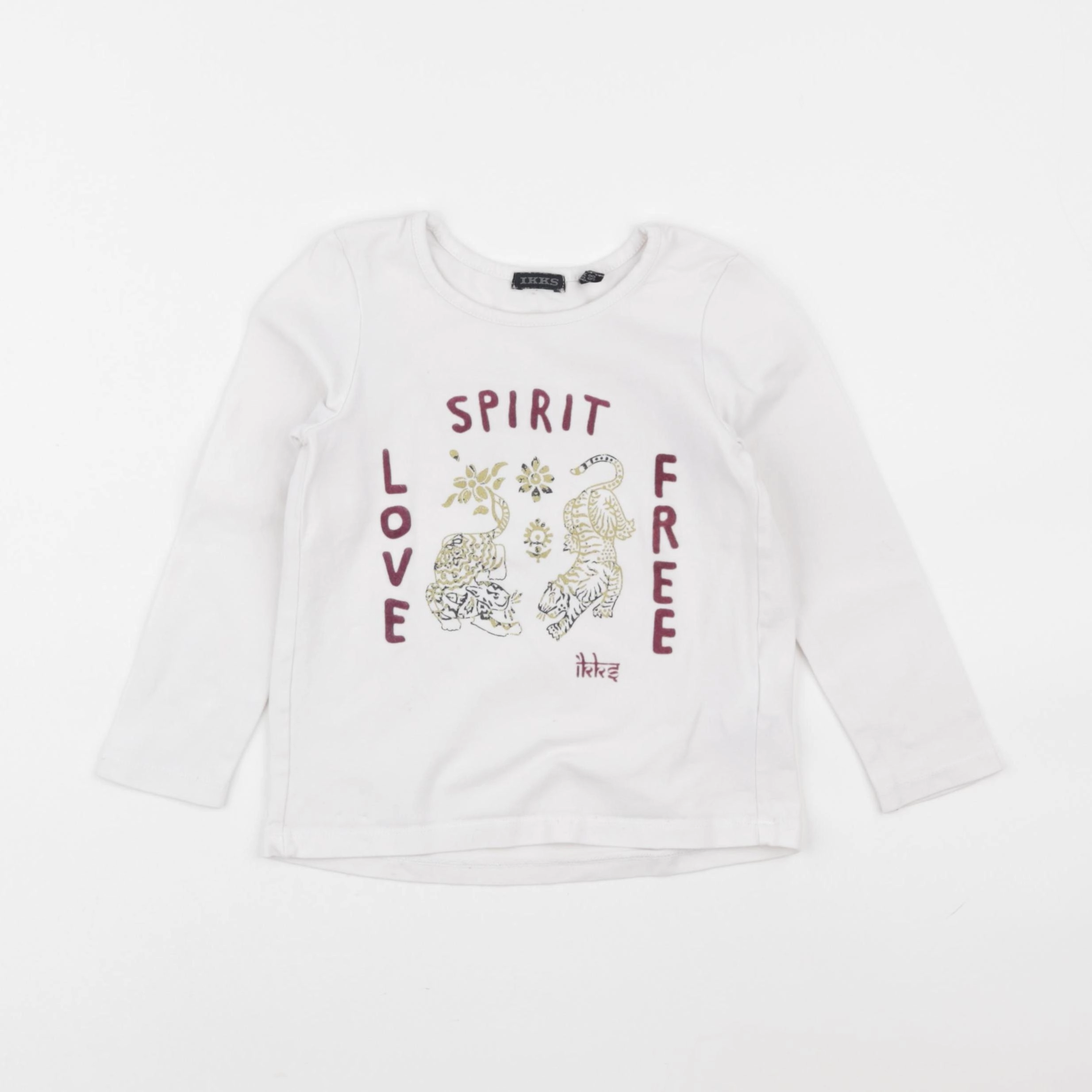 IKKS - tee-shirt beige - 3 ans