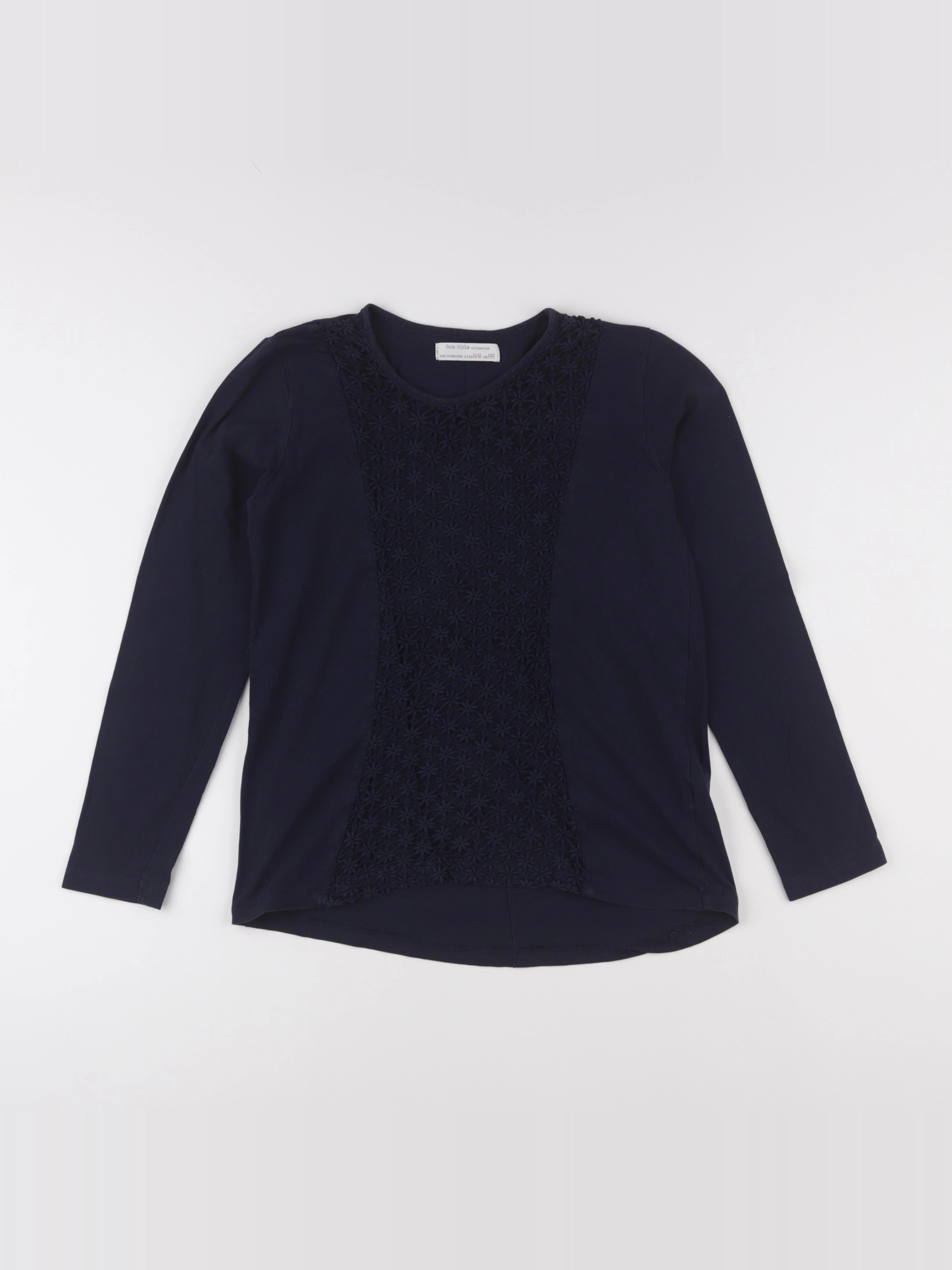 Zara - tee-shirt bleu - 11/12 ans