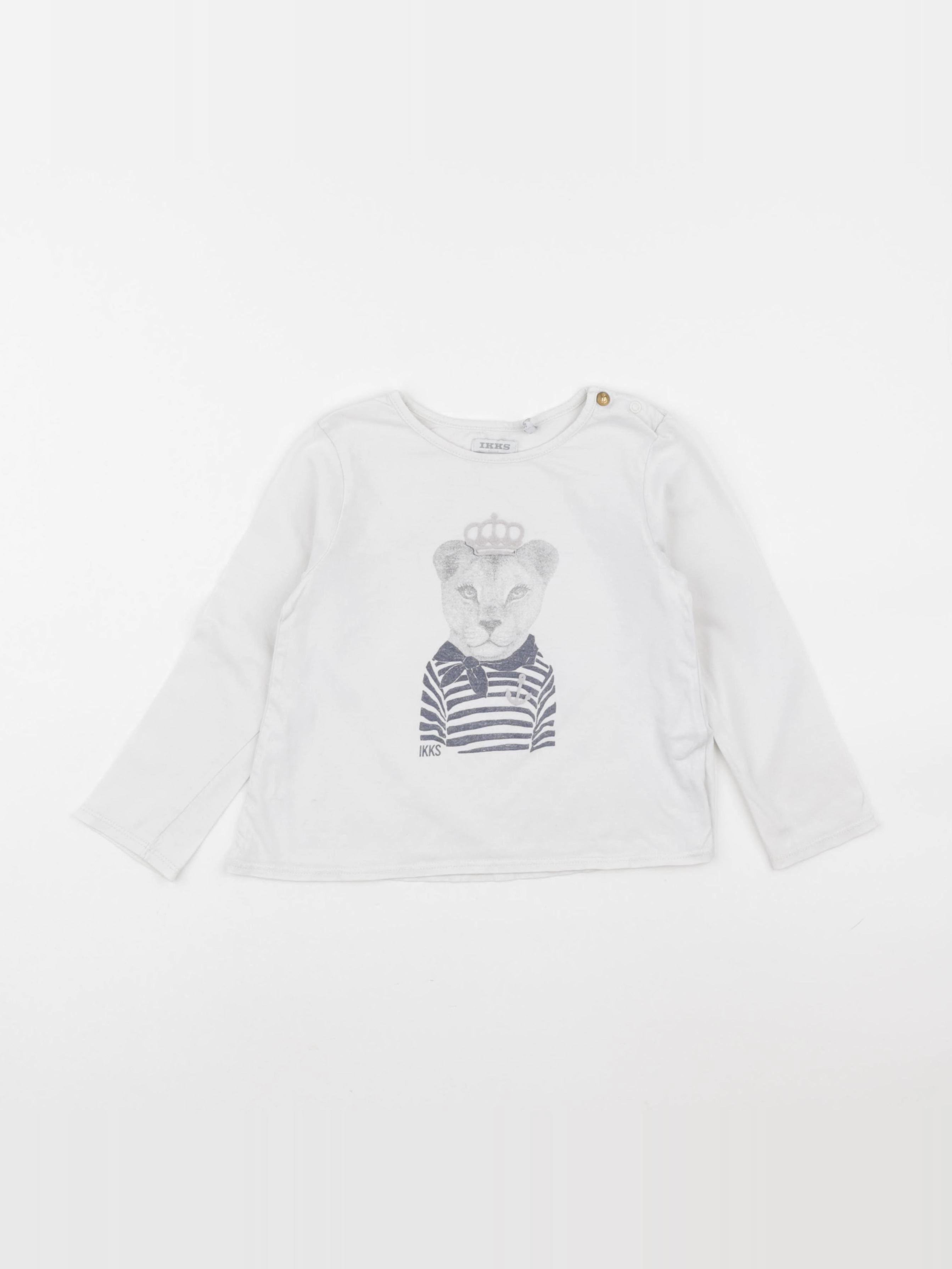 IKKS - tee-shirt beige - 3 ans
