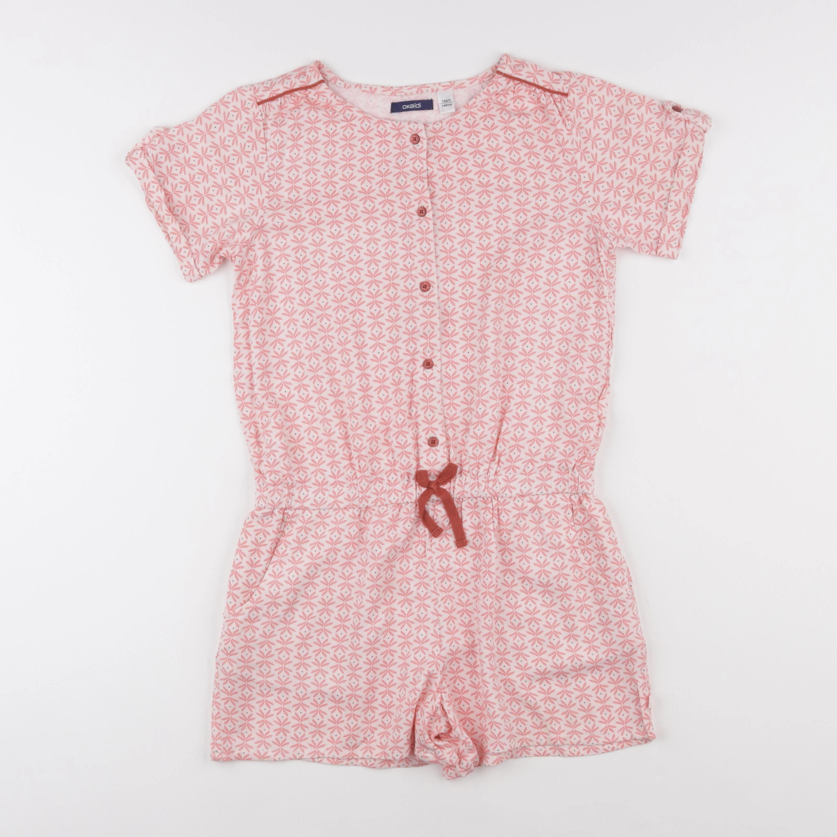 Okaidi - combinaison rose - 10 ans