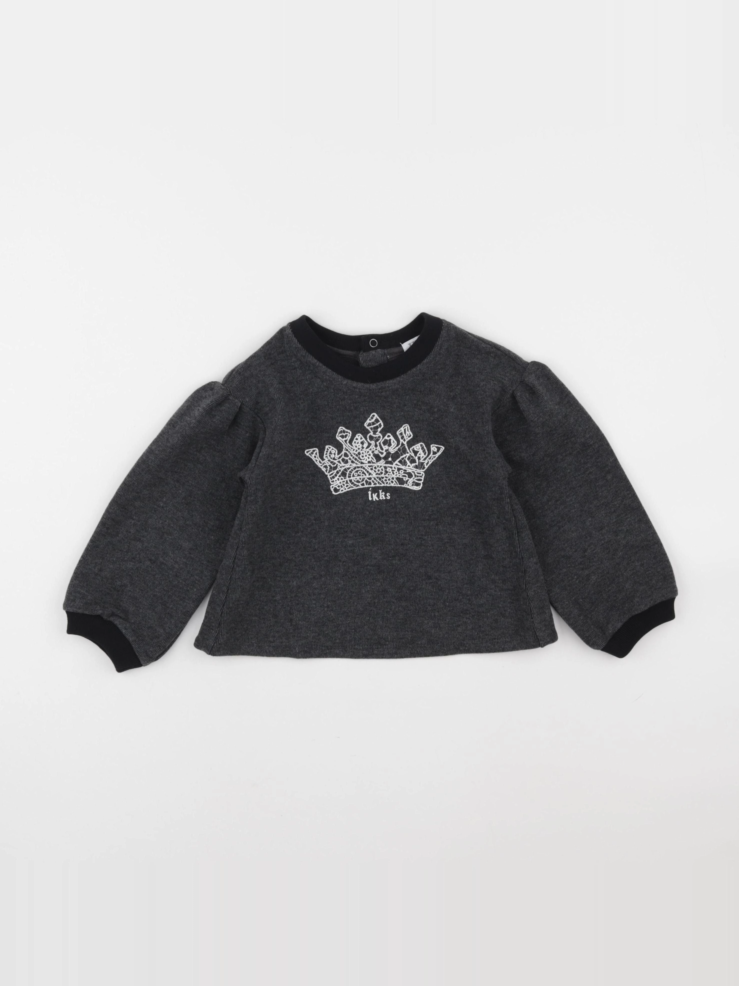IKKS - sweat gris - 3 ans