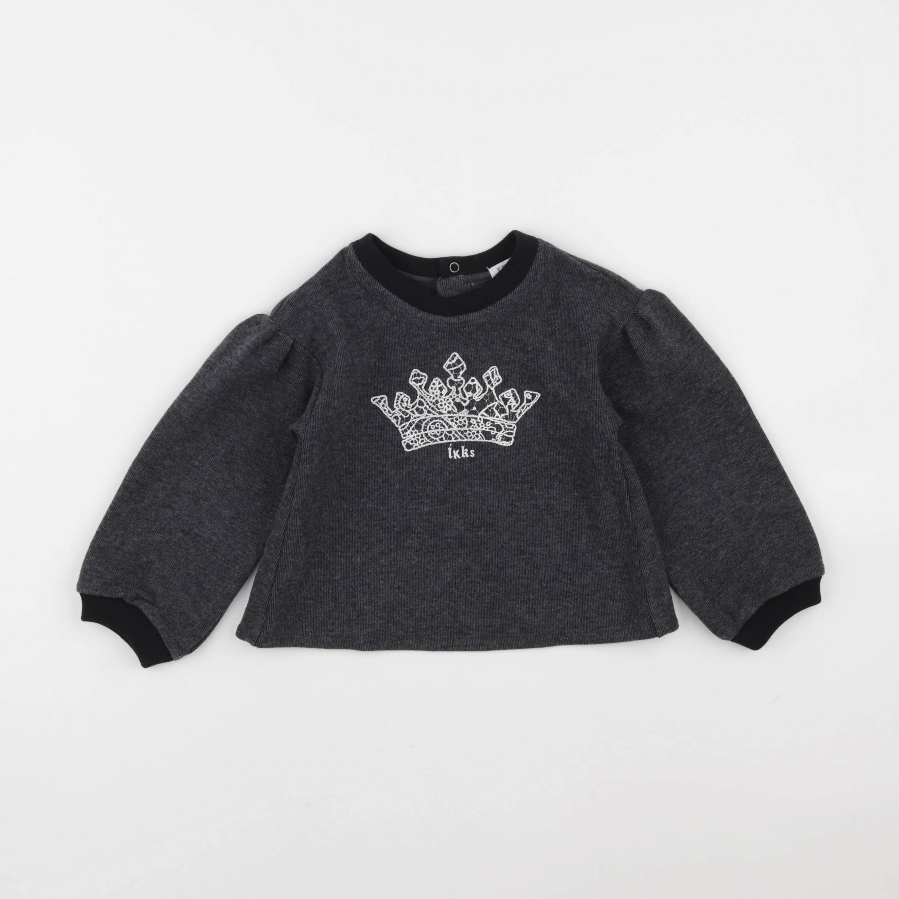IKKS - sweat gris - 3 ans