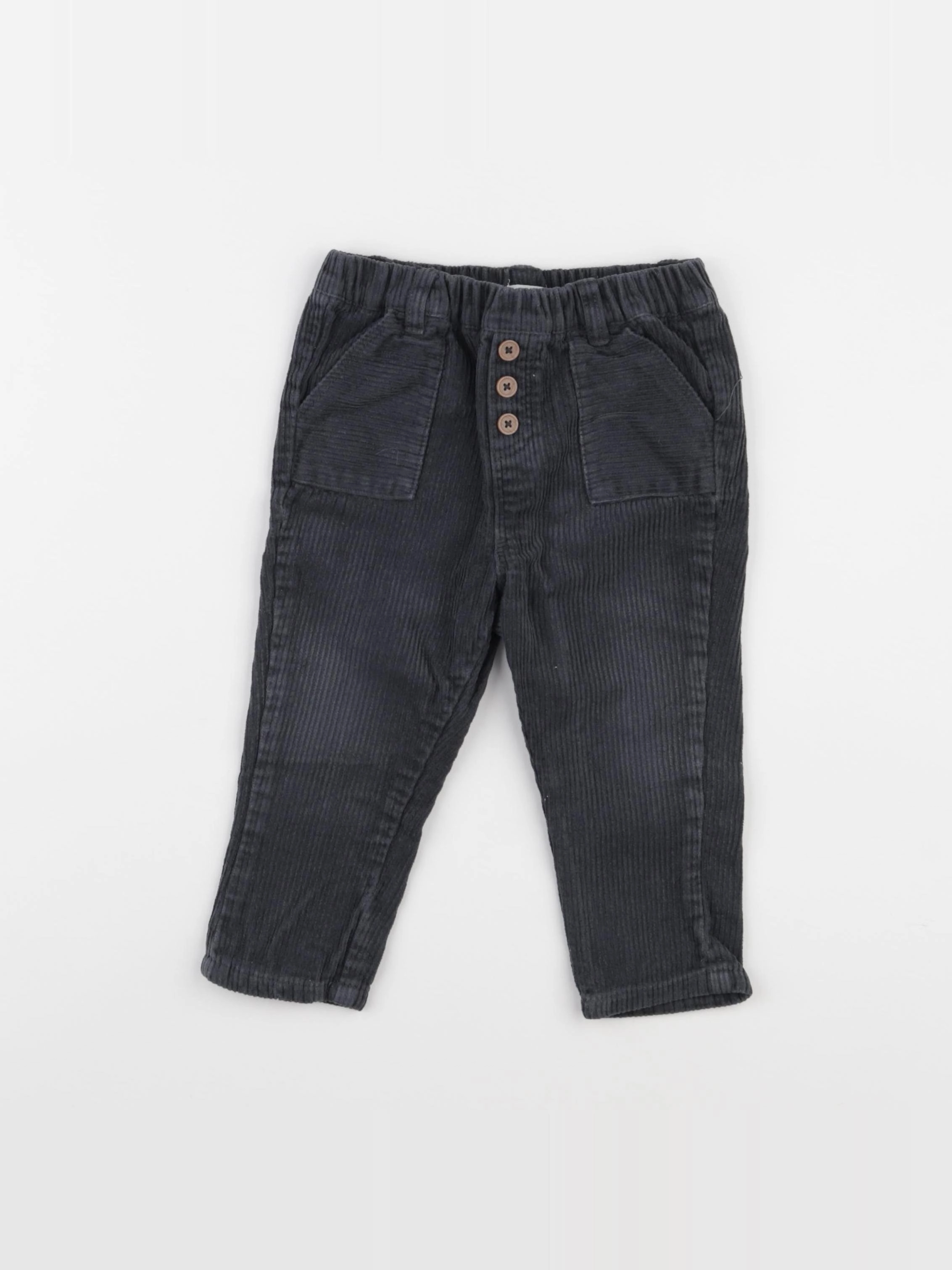 Vertbaudet - pantalon gris - 18 mois