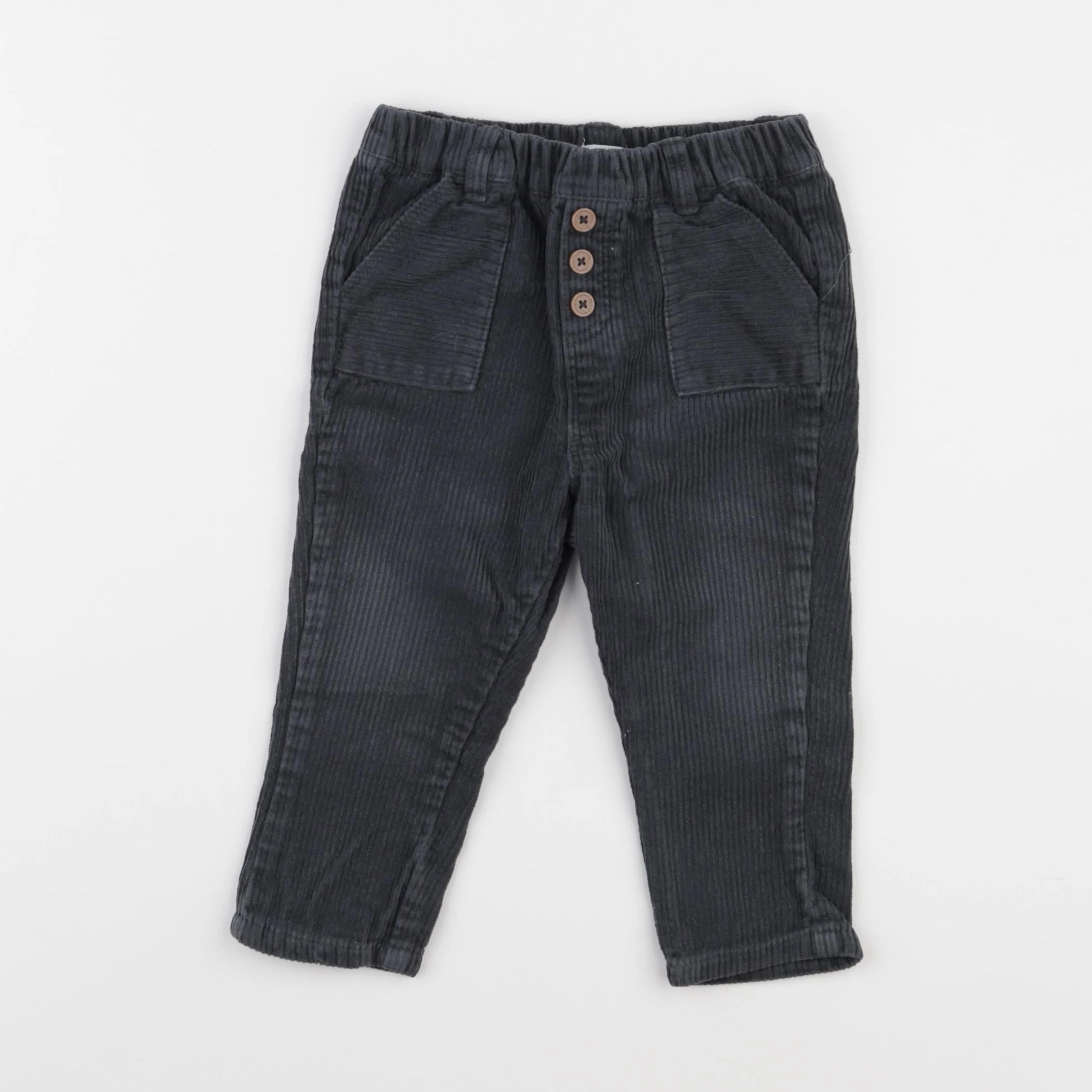 Vertbaudet - pantalon gris - 18 mois