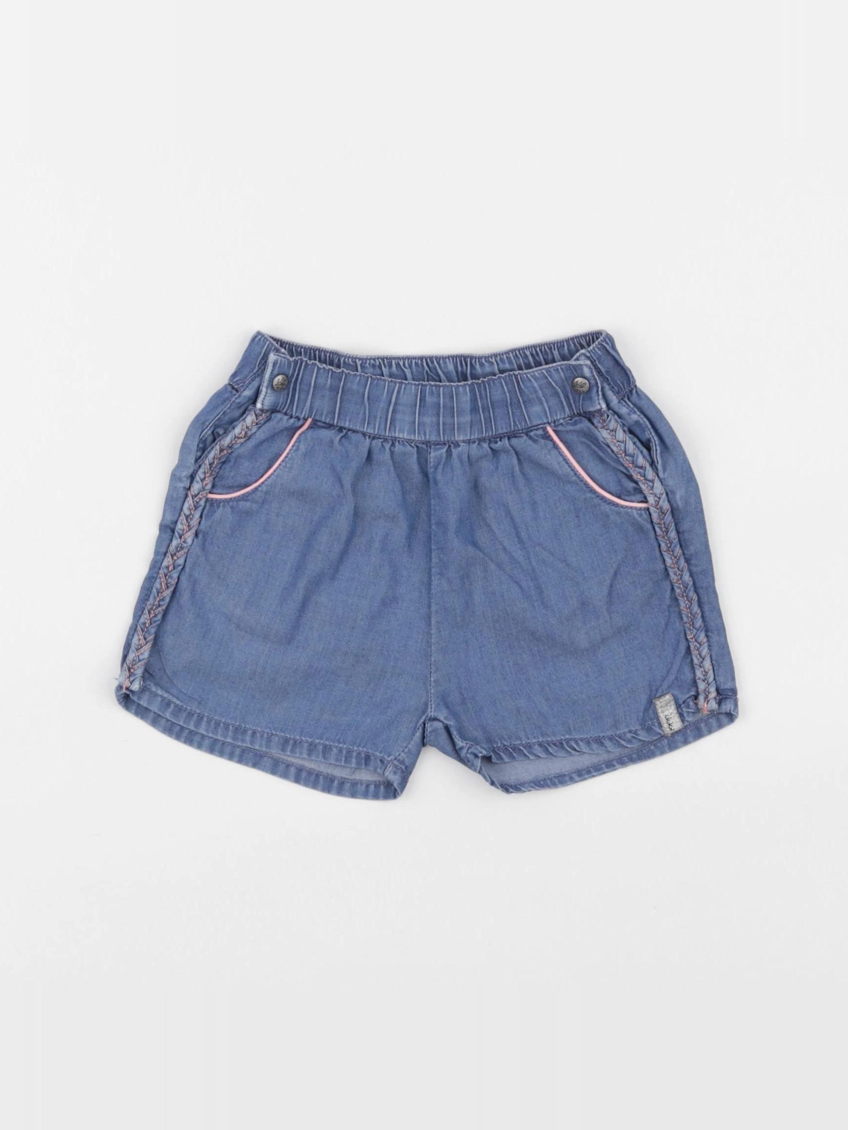 IKKS - short bleu - 18 mois
