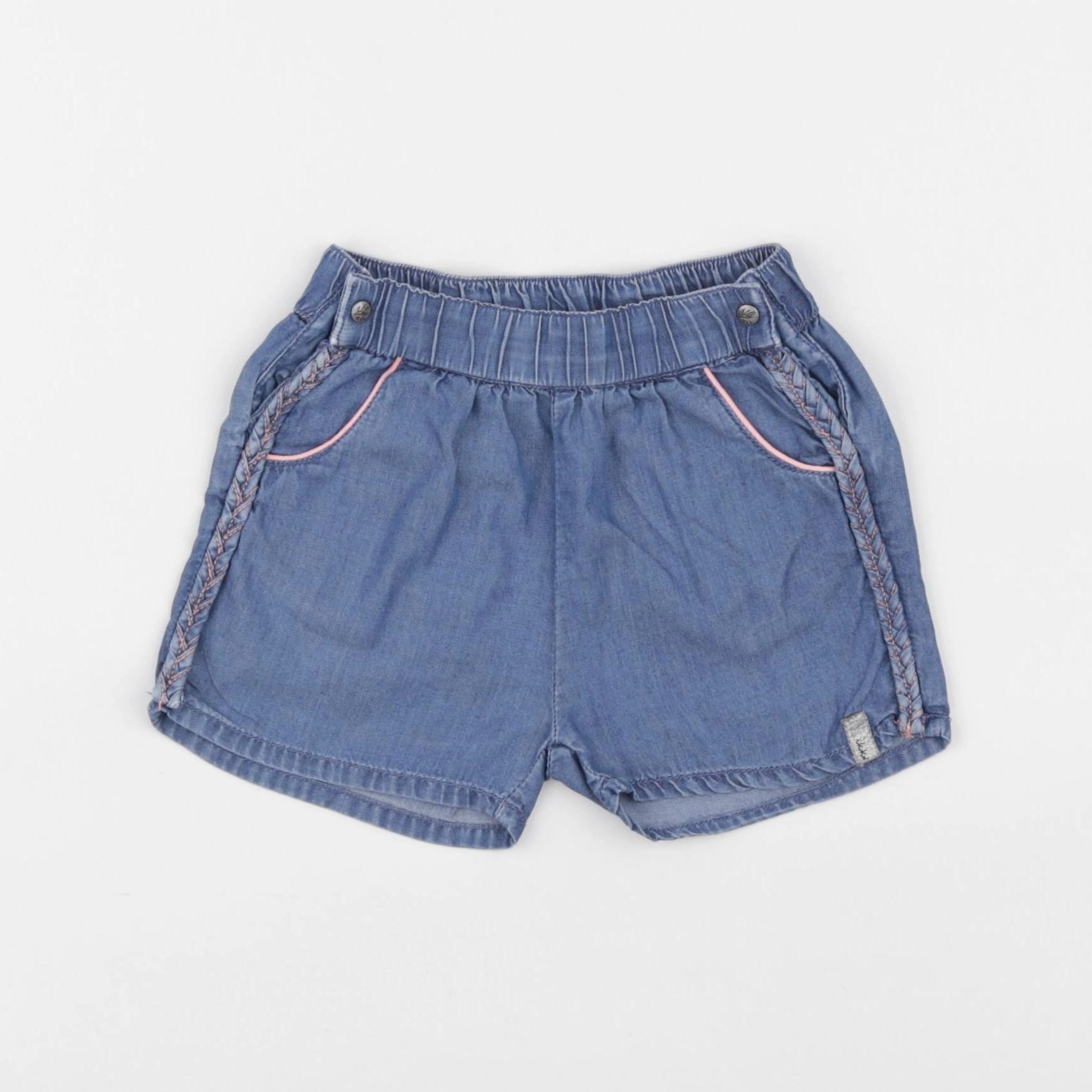 IKKS - short bleu - 18 mois