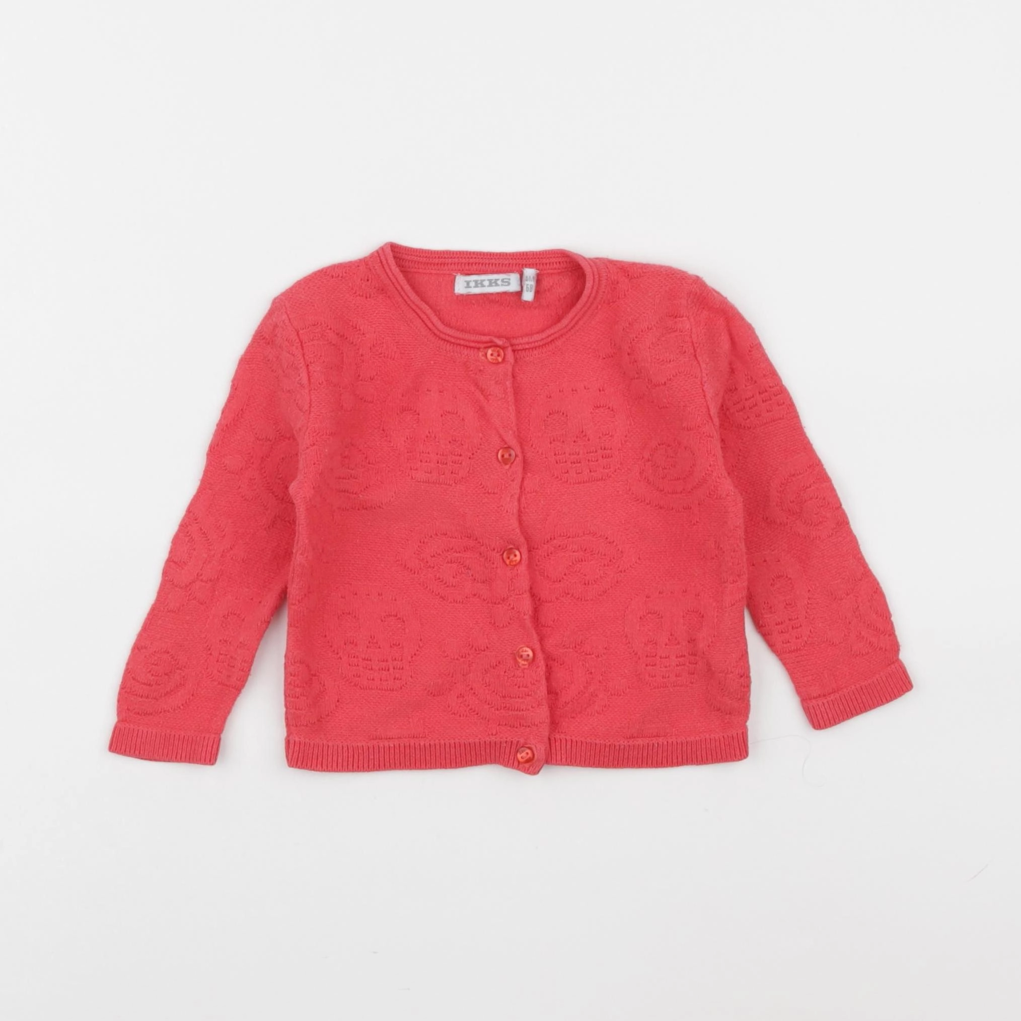 IKKS - gilet rouge - 6 mois