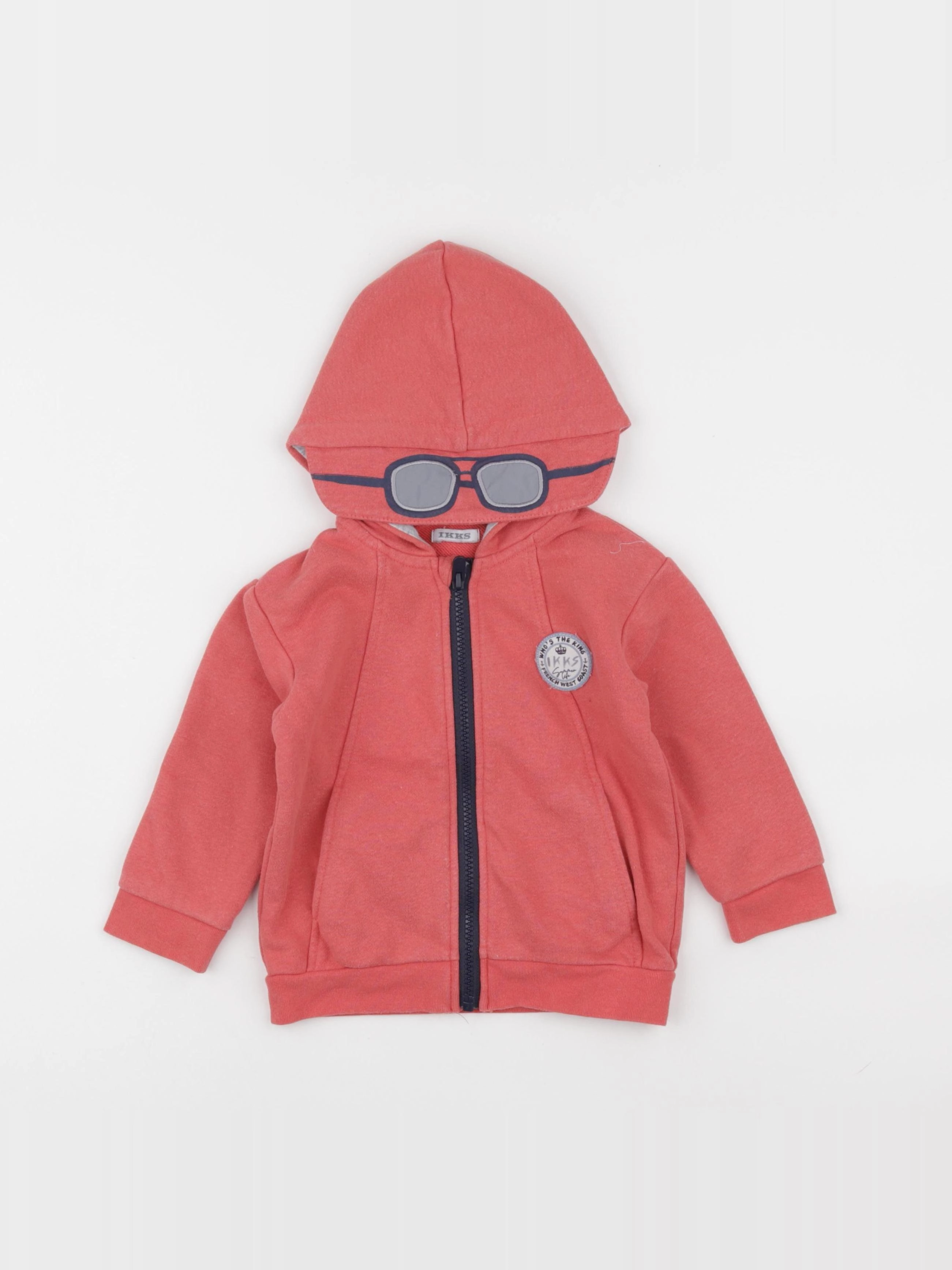 IKKS - sweat imprimé au dos rouge - 2 ans