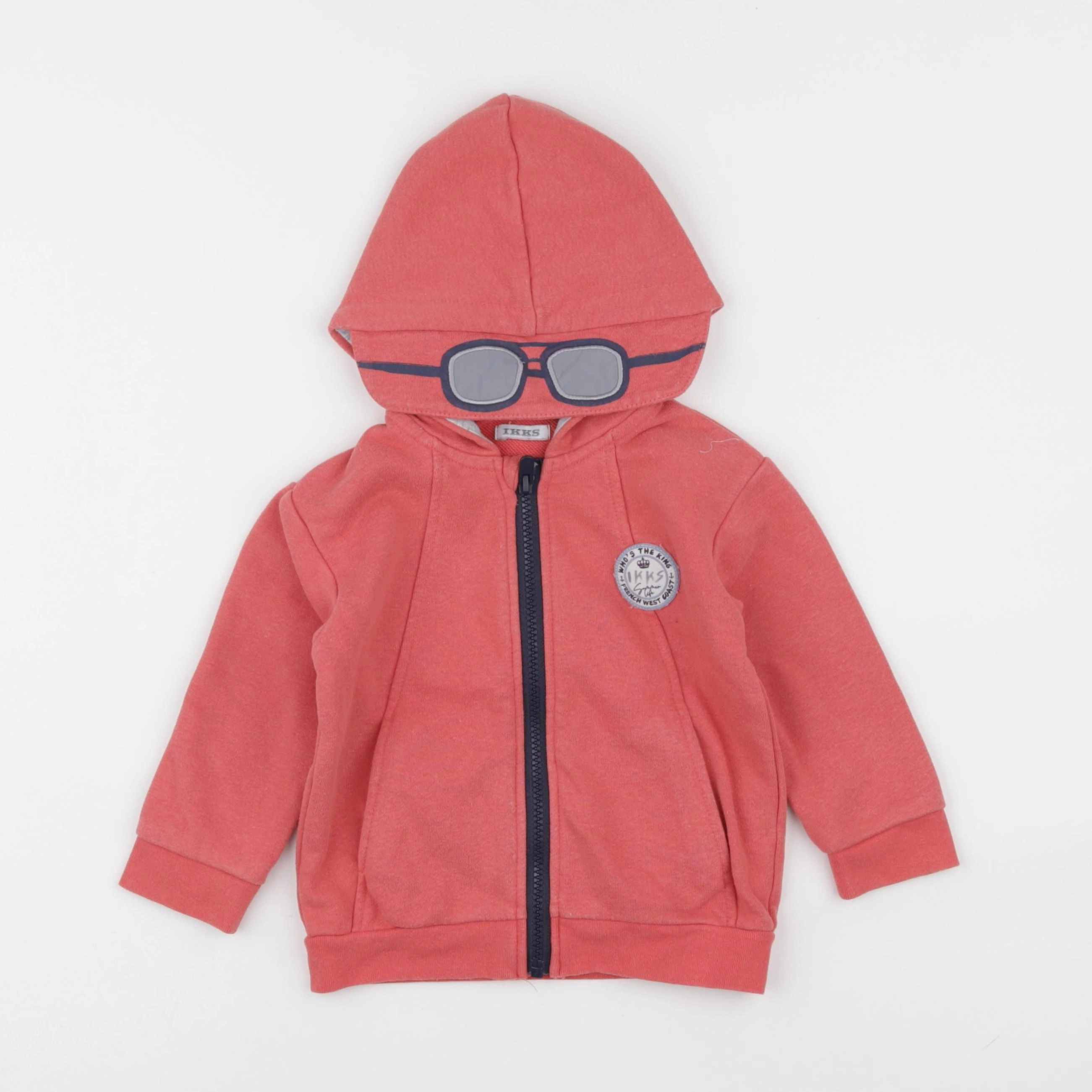 IKKS - sweat imprimé au dos rouge - 2 ans