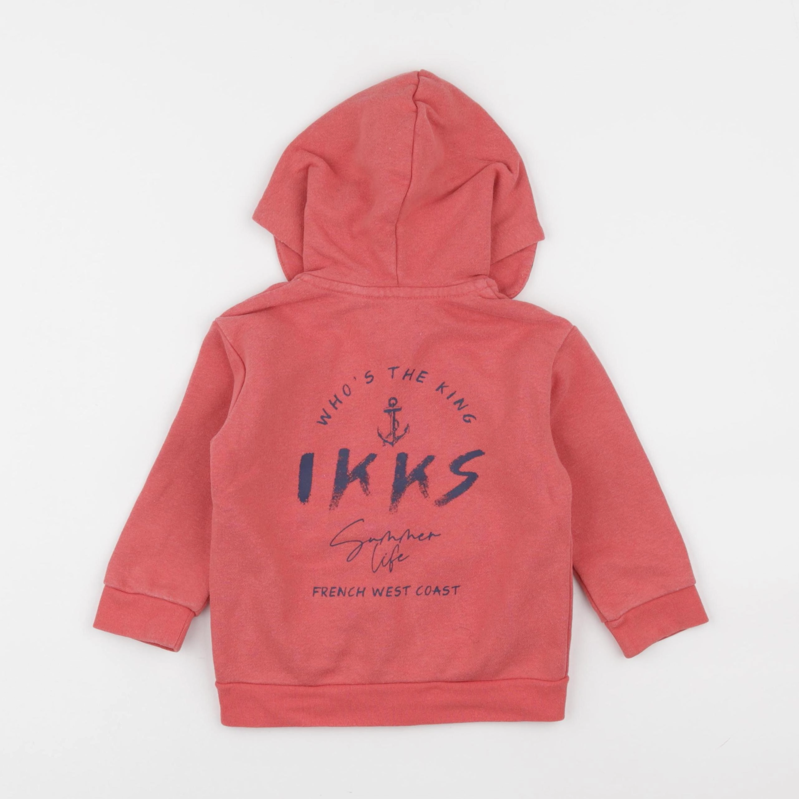 IKKS - sweat imprimé au dos rouge - 2 ans