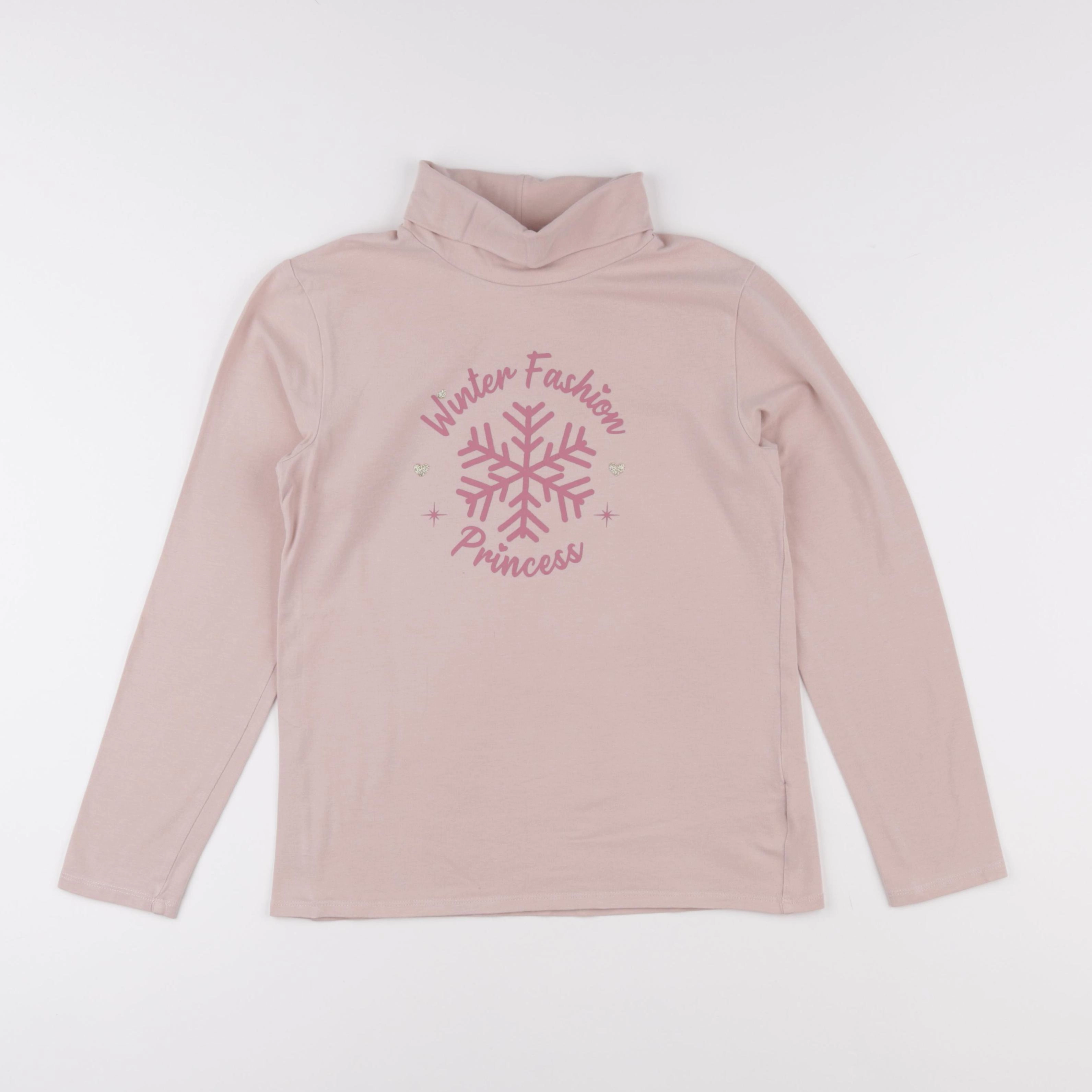 Vertbaudet - sous-pull rose - 12 ans