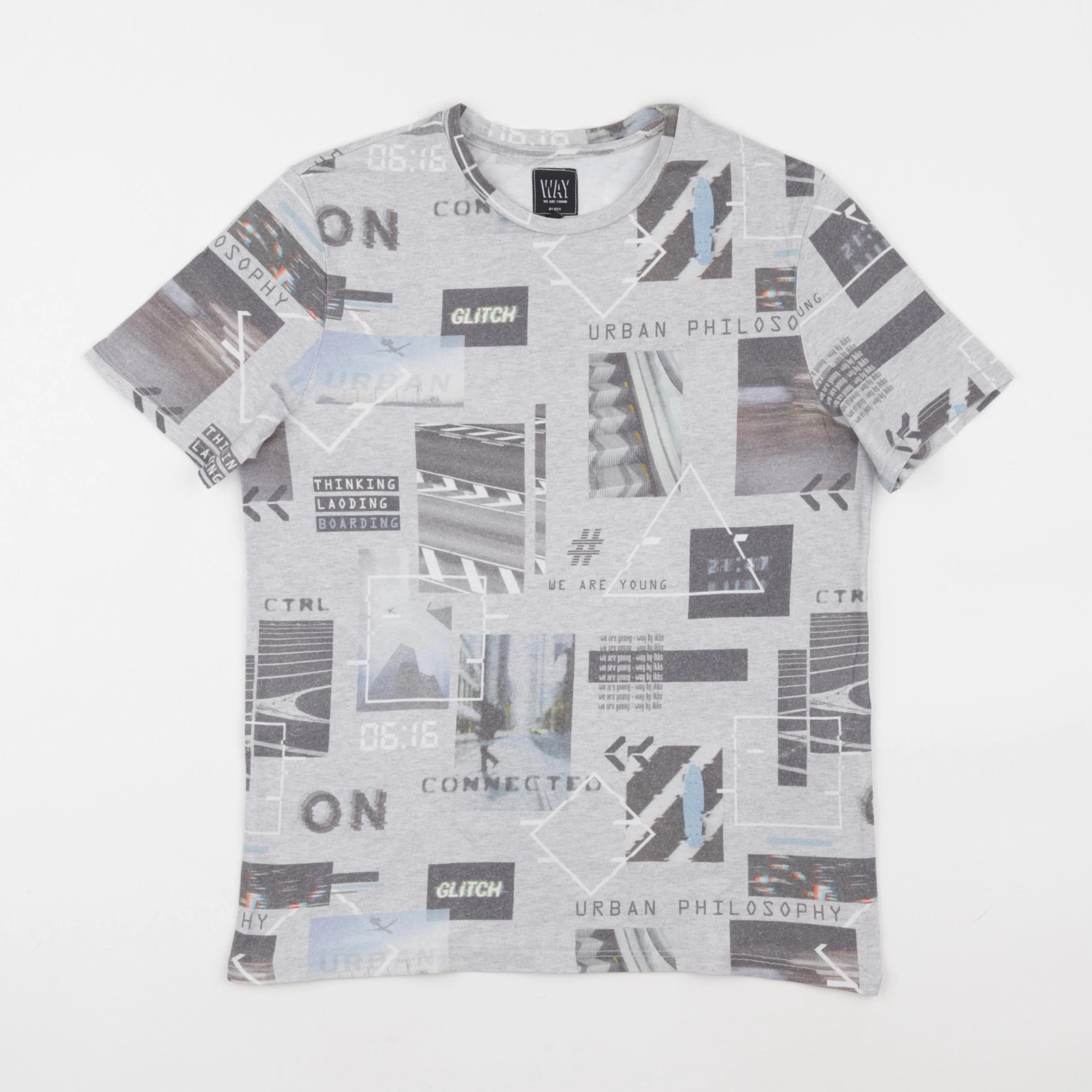 IKKS - tee-shirt gris - 14 ans