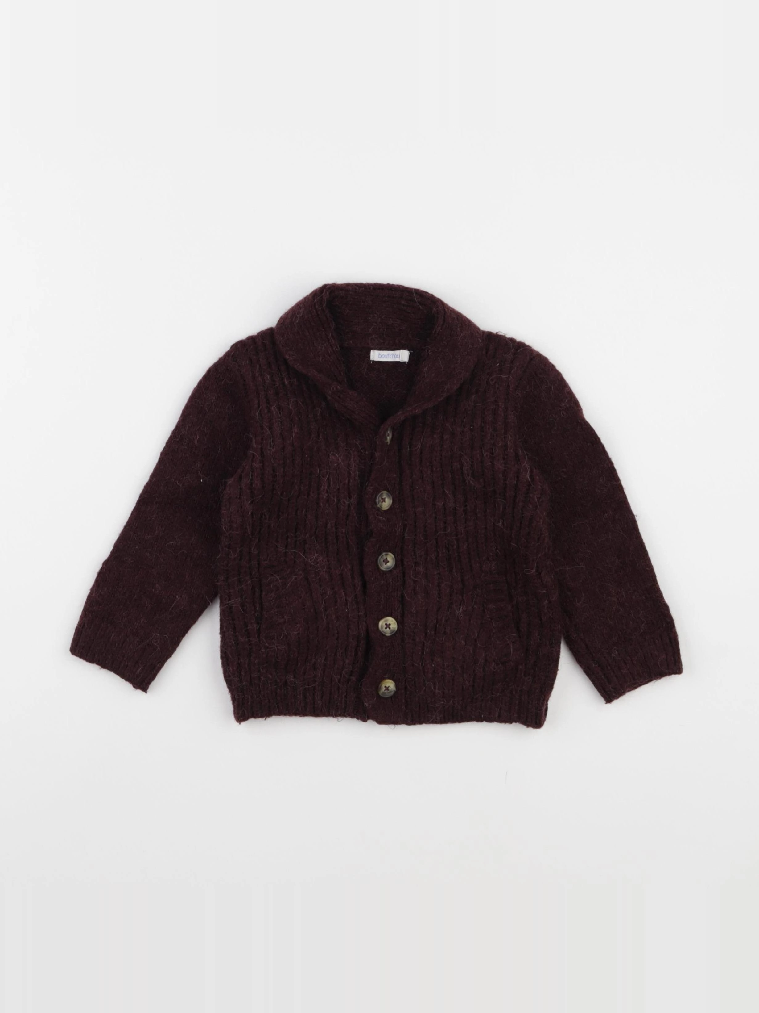 Boutchou - gilet rouge - 24 mois