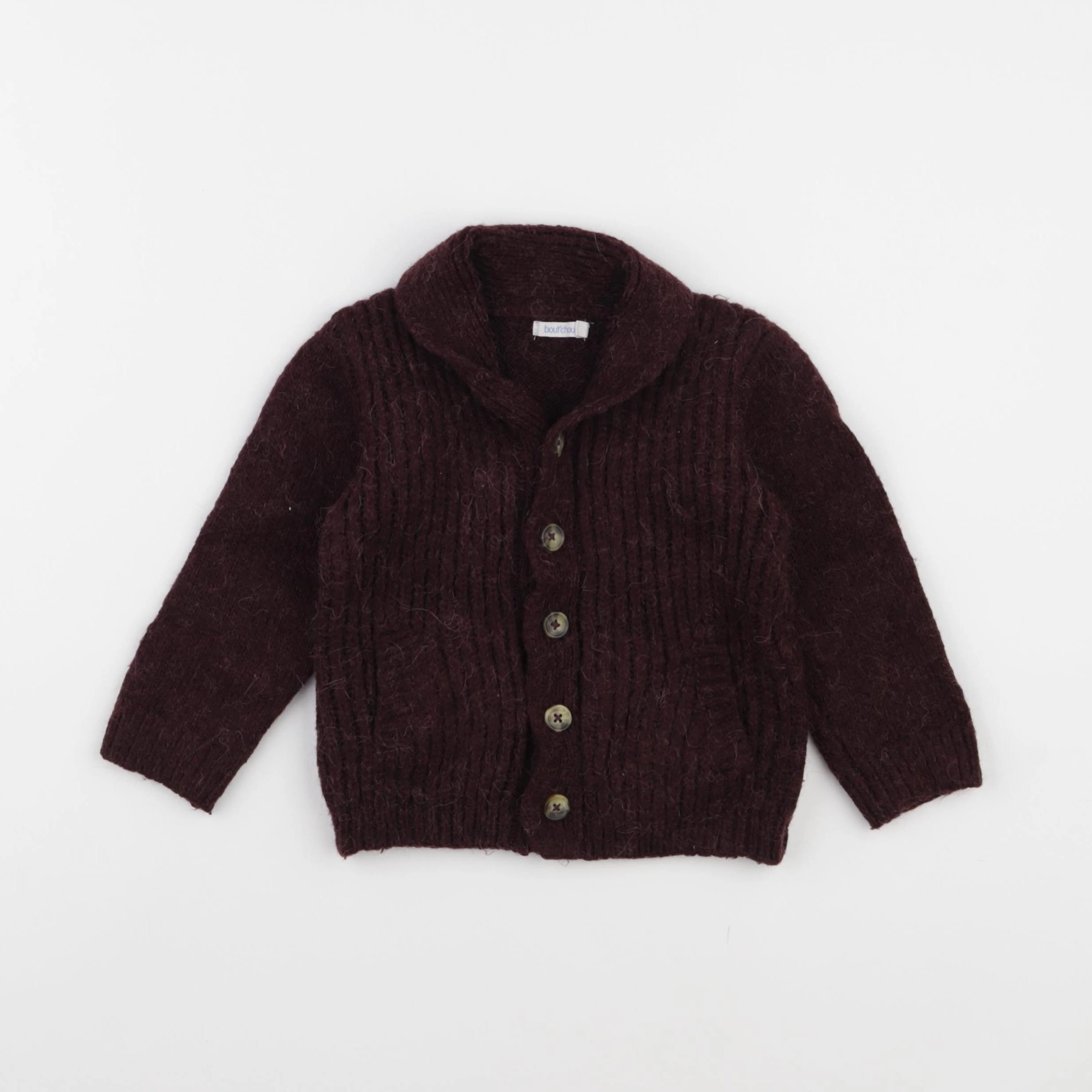 Boutchou - gilet rouge - 24 mois