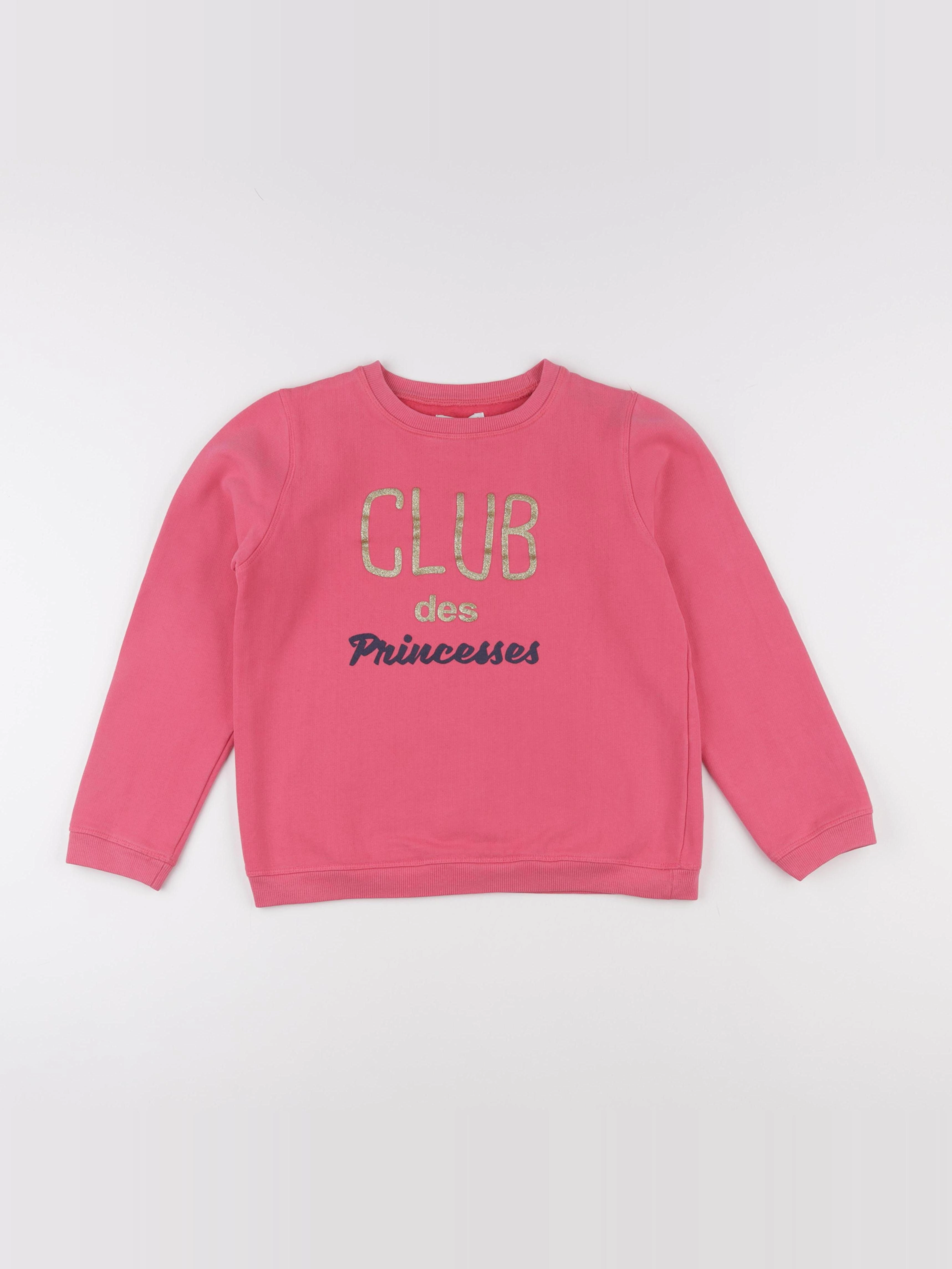 Vertbaudet - sweat rose - 14 ans