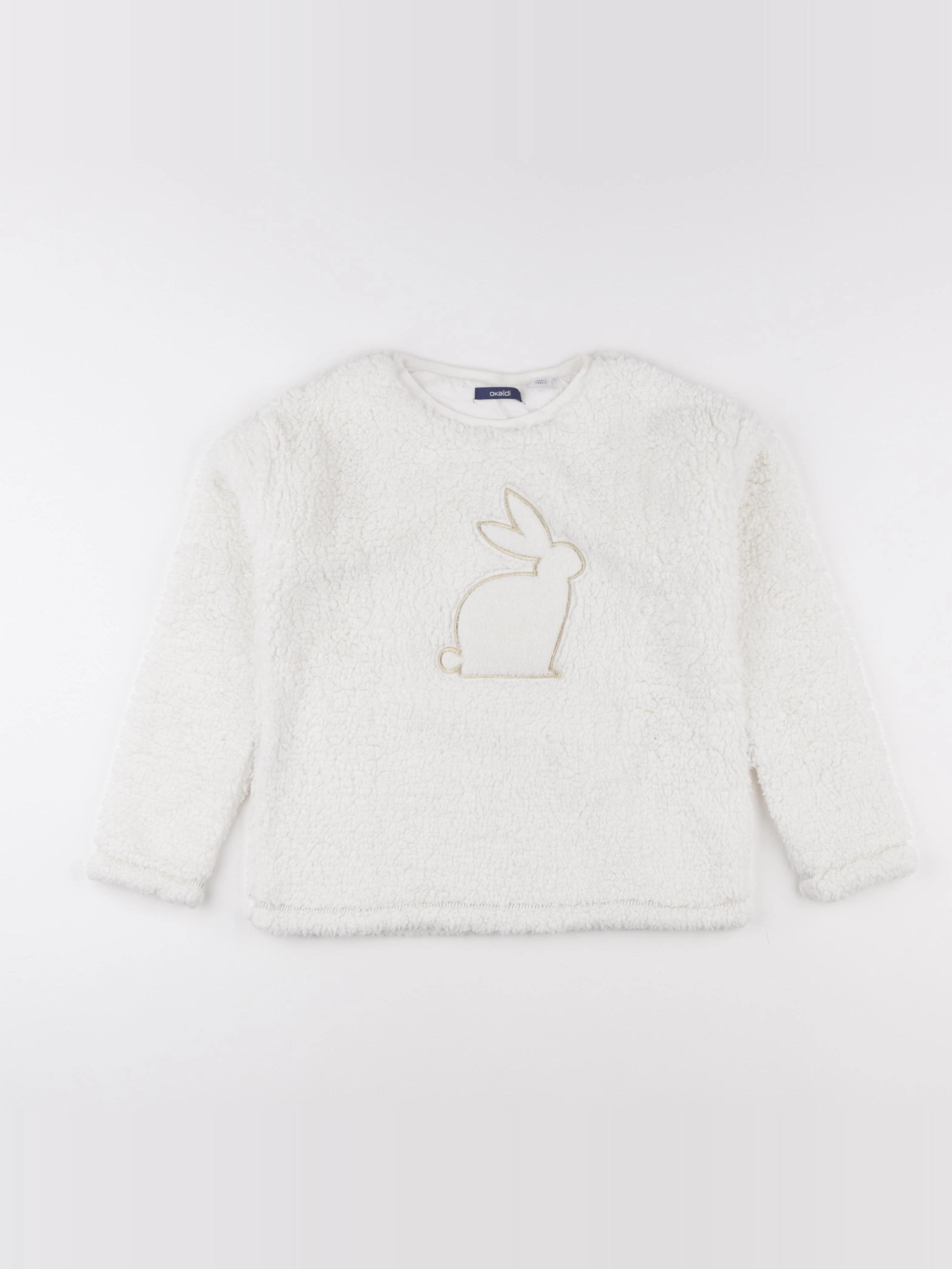 Okaidi - sweat blanc - 10 ans