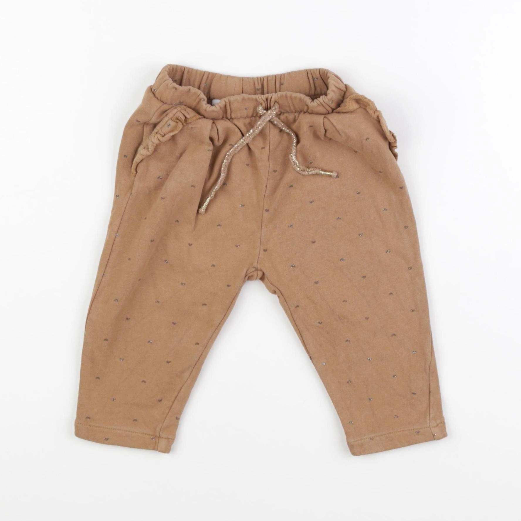 Vertbaudet - pantalon marron - 12 mois