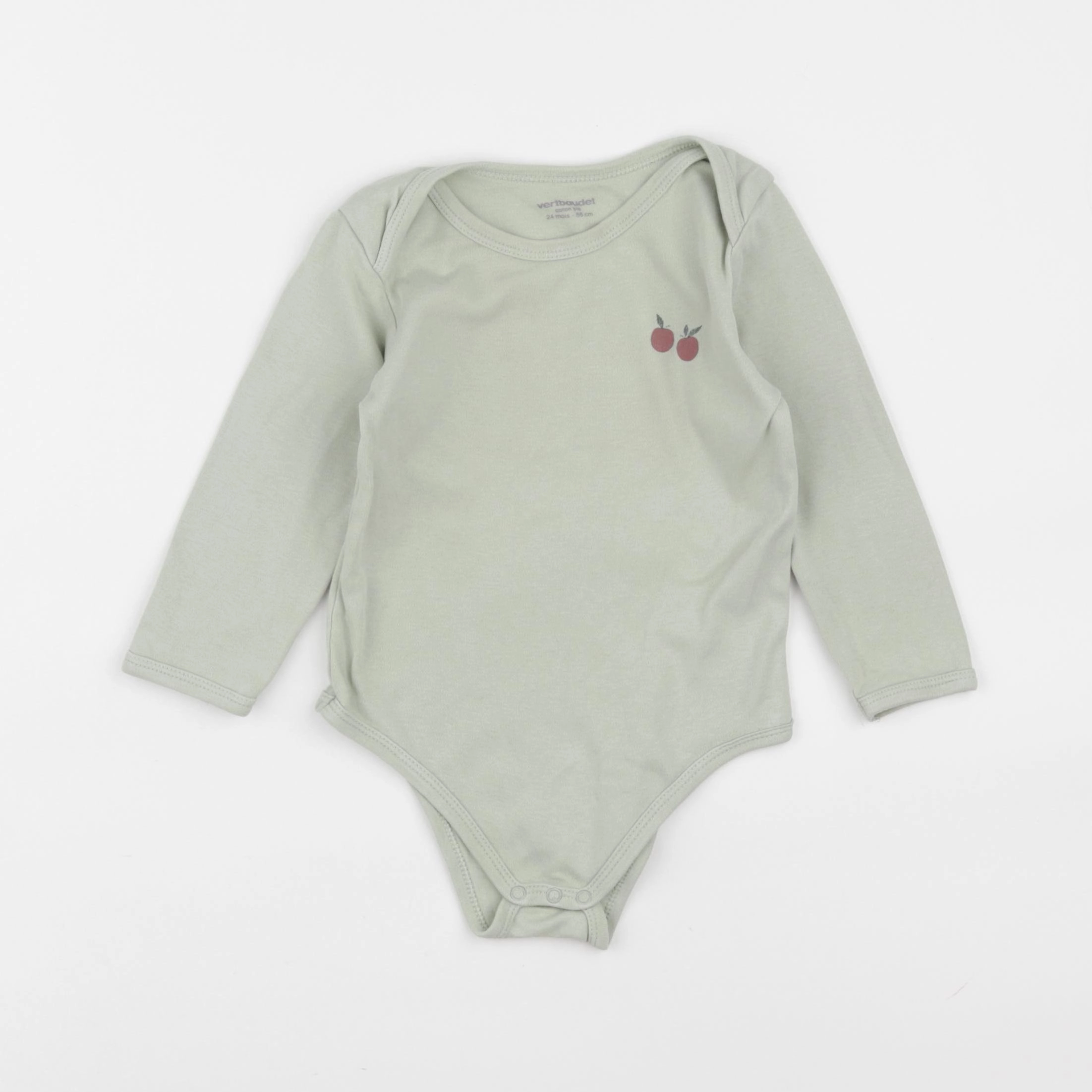 Vertbaudet - body vert - 24 mois