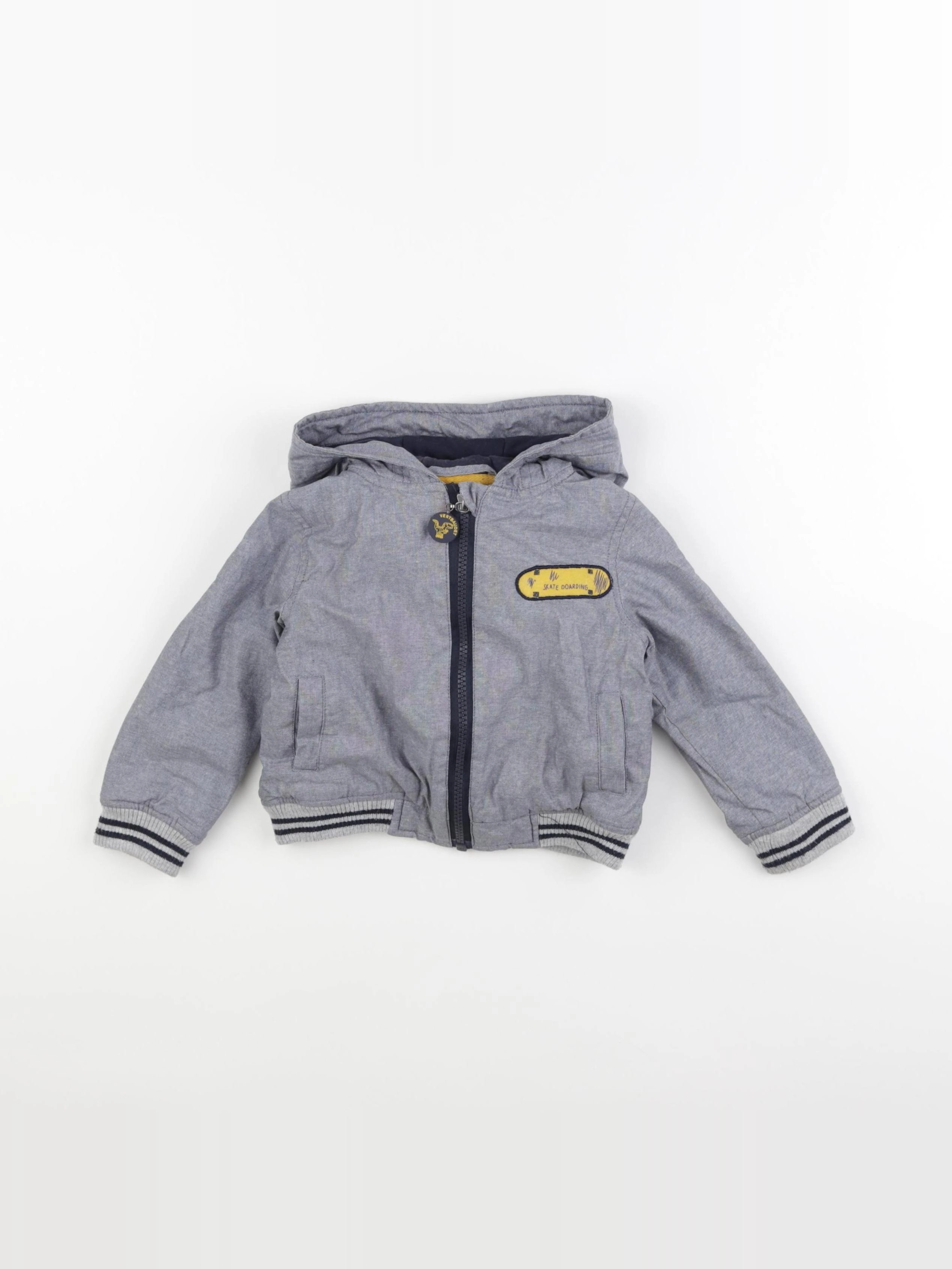 Vertbaudet - veste bleu - 2 ans