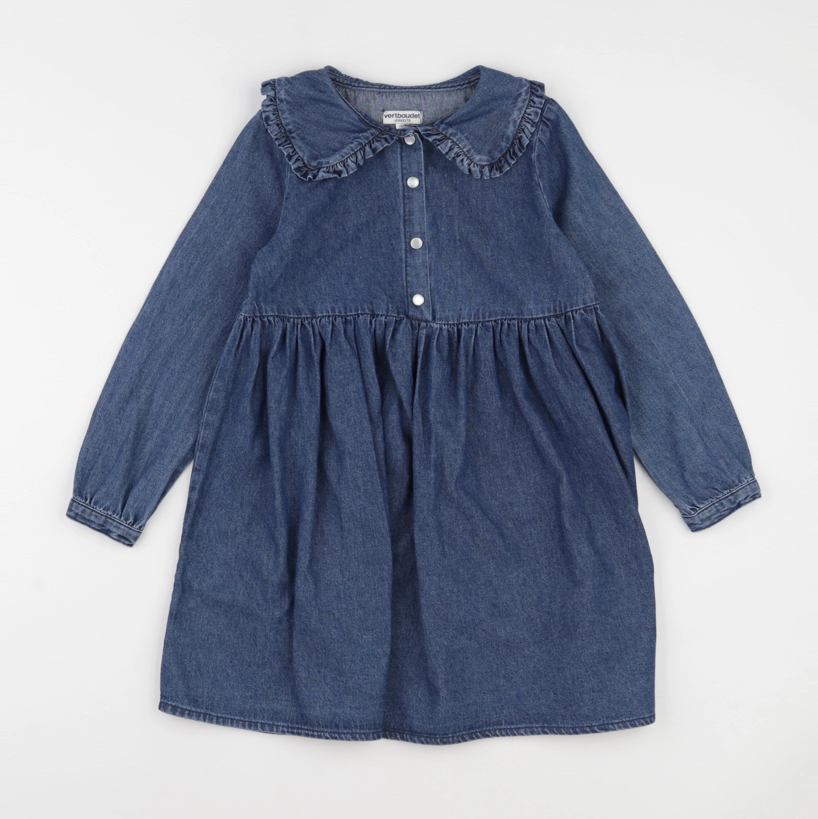 Vertbaudet - robe bleu - 8 ans