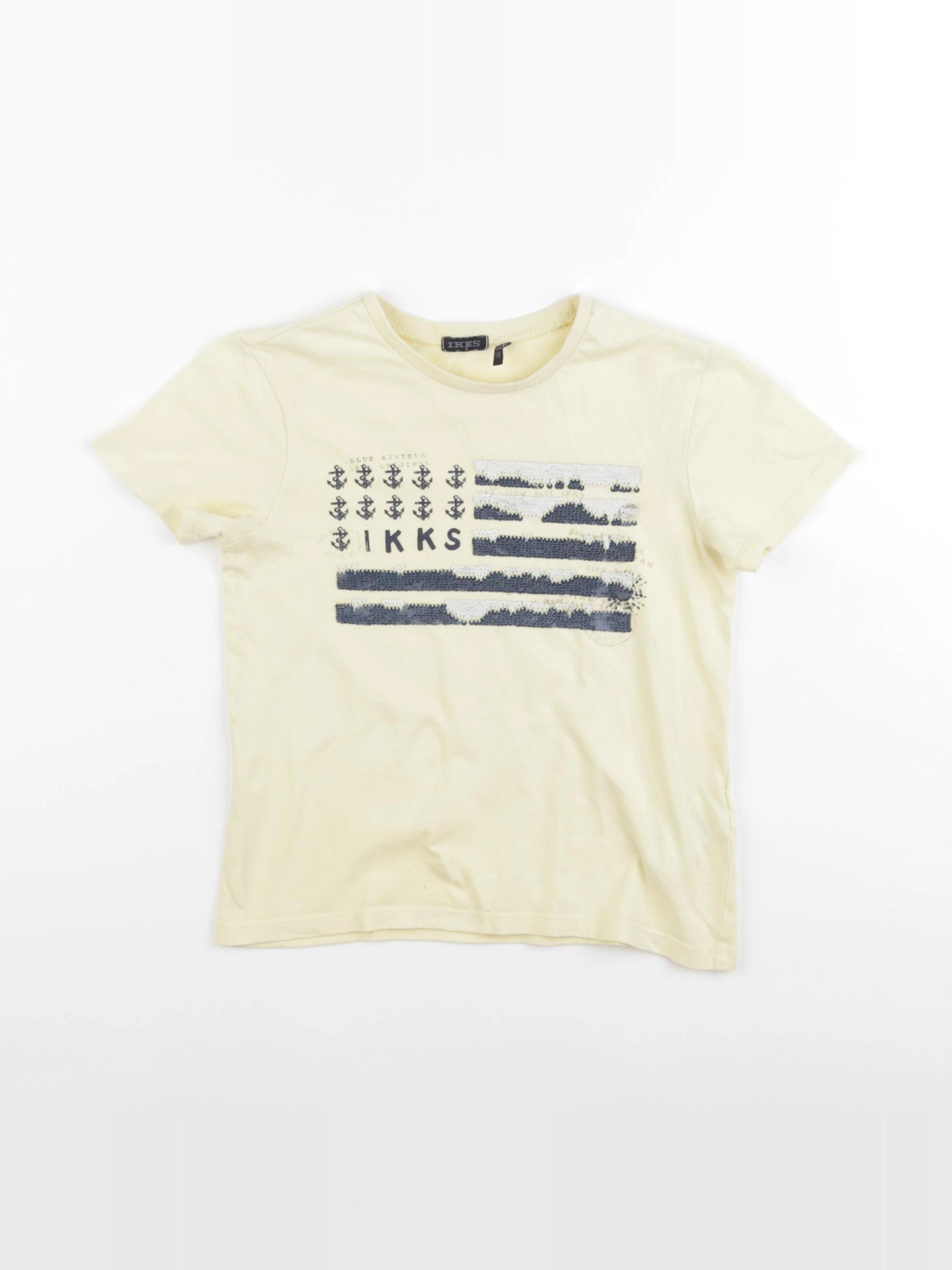 IKKS - tee-shirt jaune - 6 ans