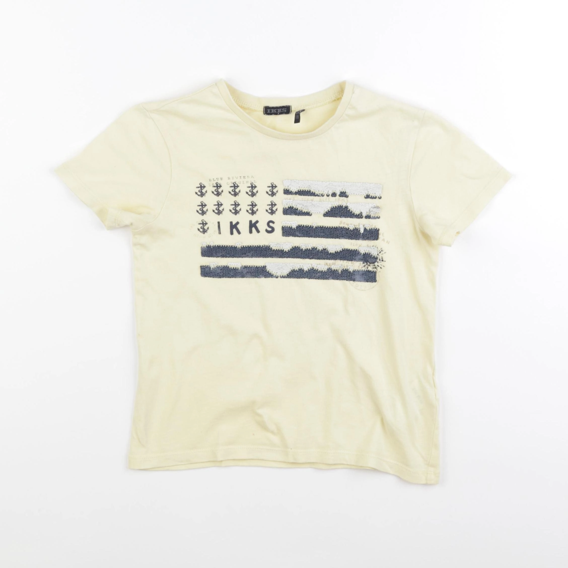 IKKS - tee-shirt jaune - 6 ans