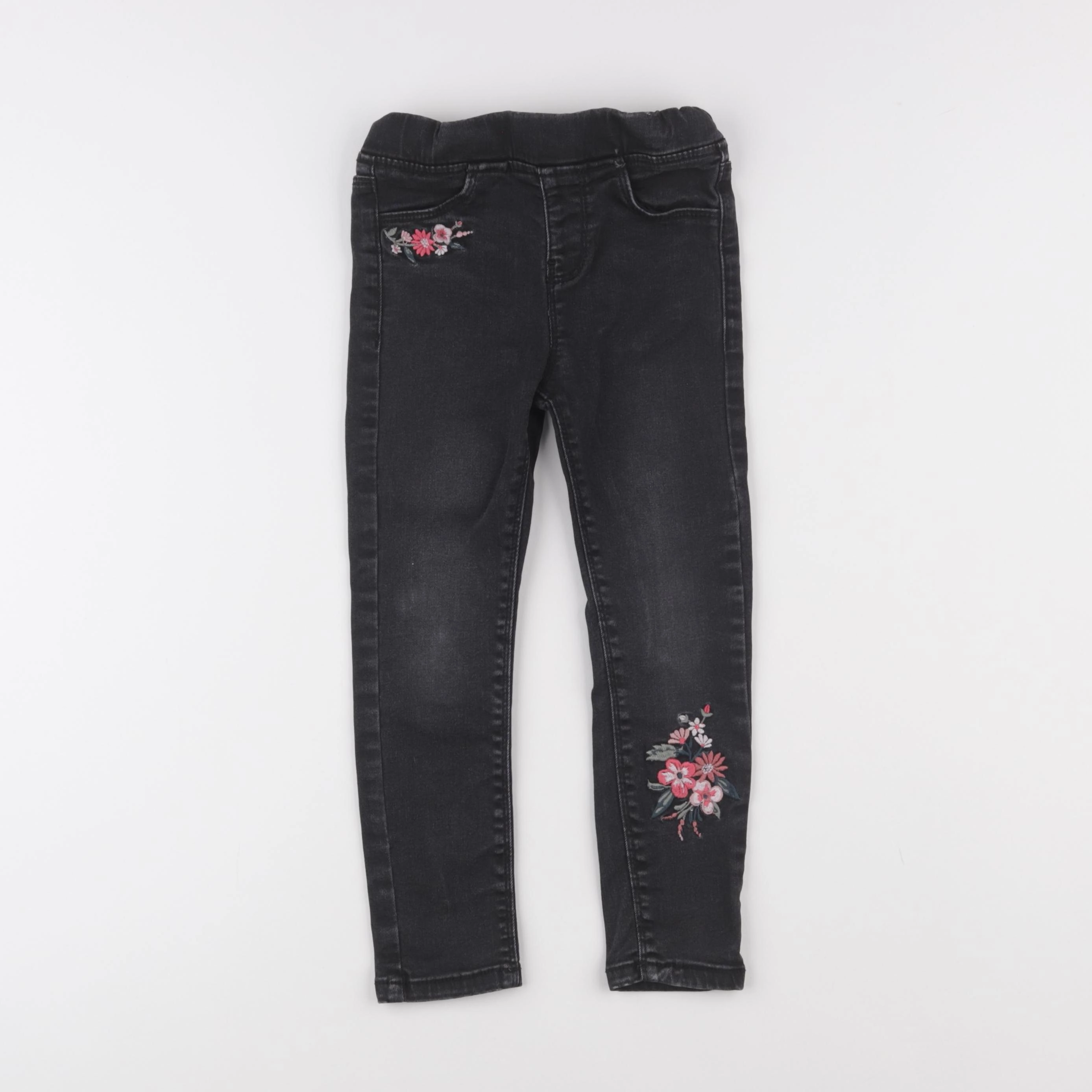 Vertbaudet - jegging gris - 4 ans